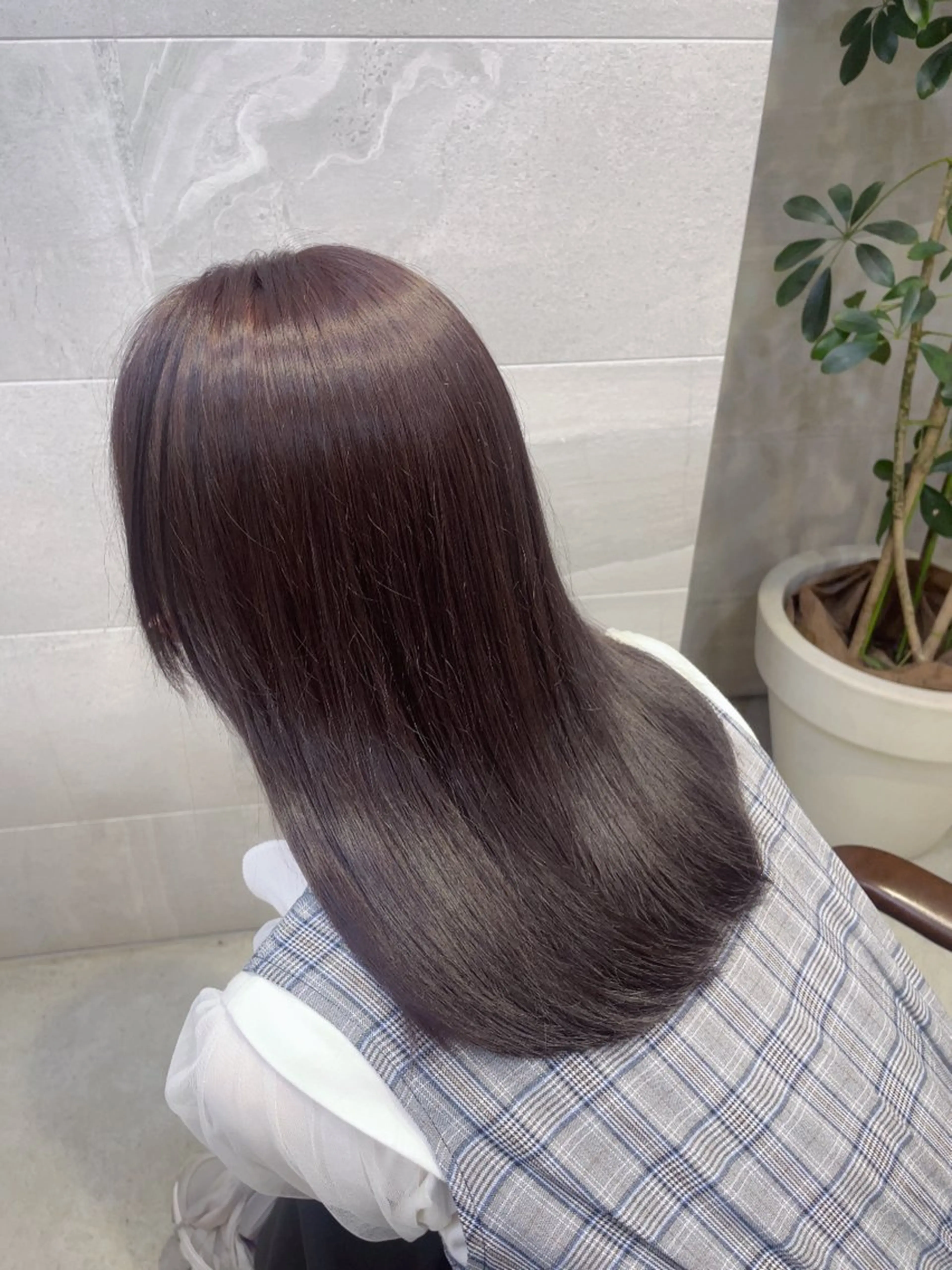 セミロング はやしだ あおいのヘアスタイル