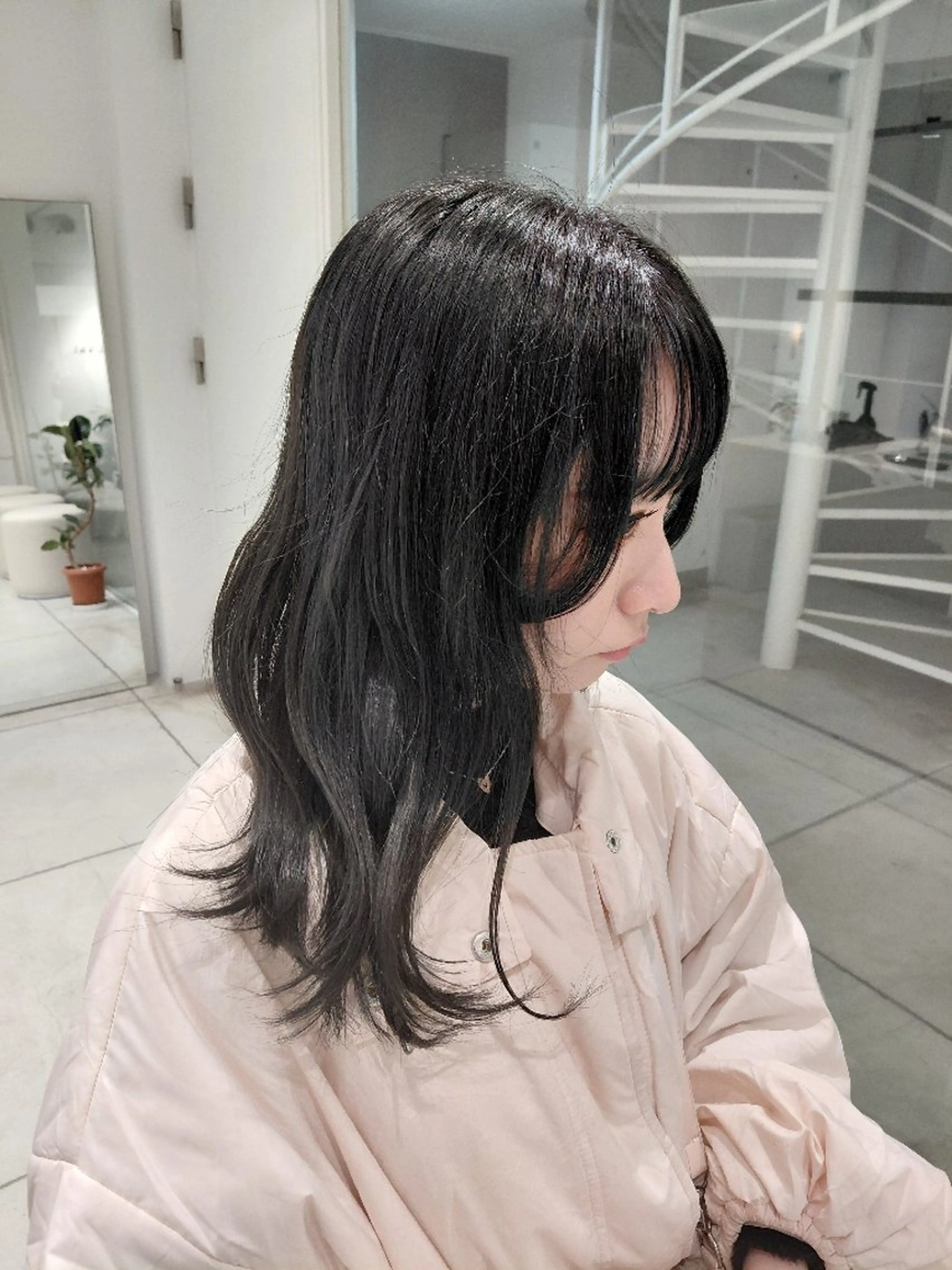 セミロング ヘアカラー トリートメント ヘッドスパ ヘアセット 優 ／表参道のヘアスタイル