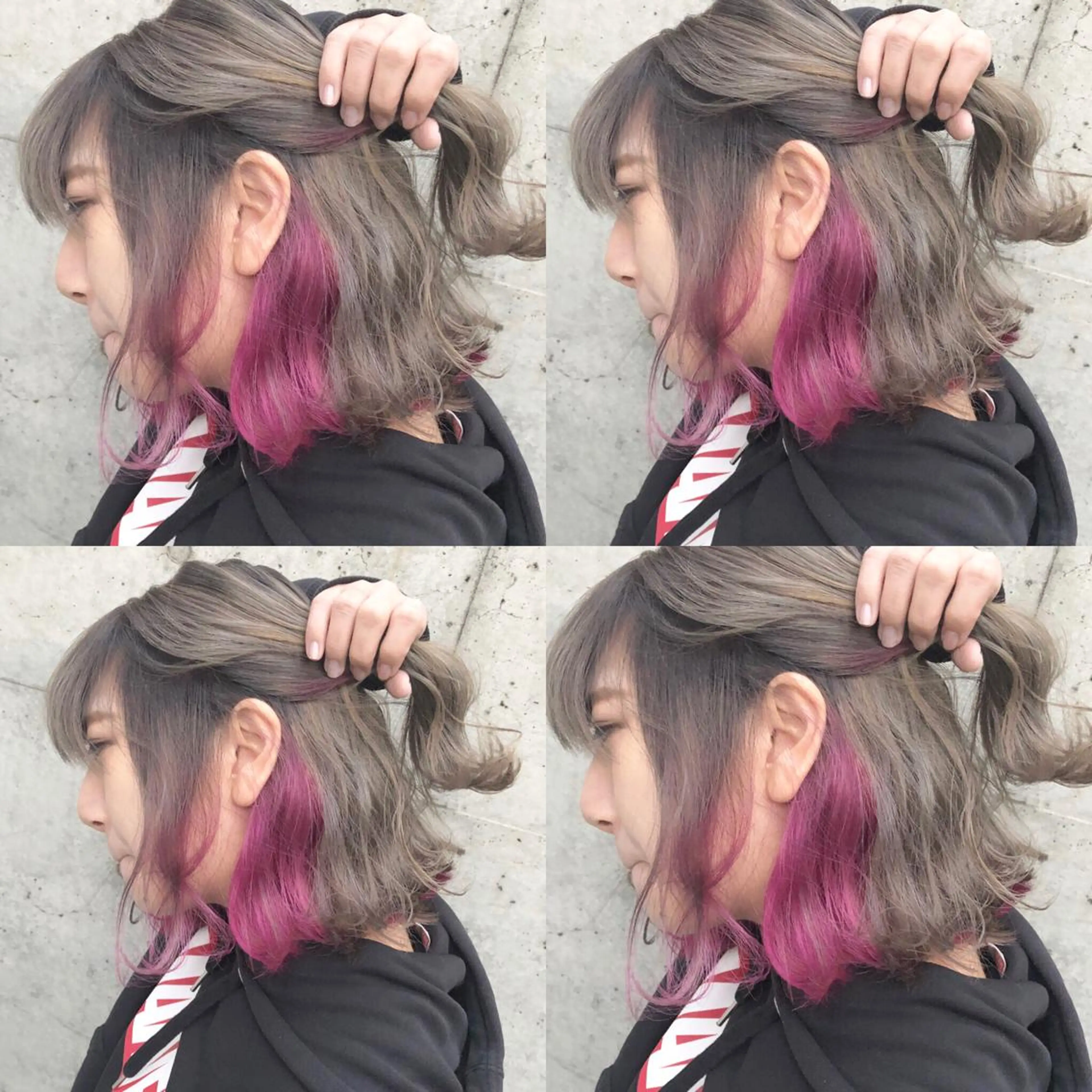 セミロング カラー カット パーマ トリートメント ヘアセット メンズカット/波巻き TAKUMAのヘアスタイル