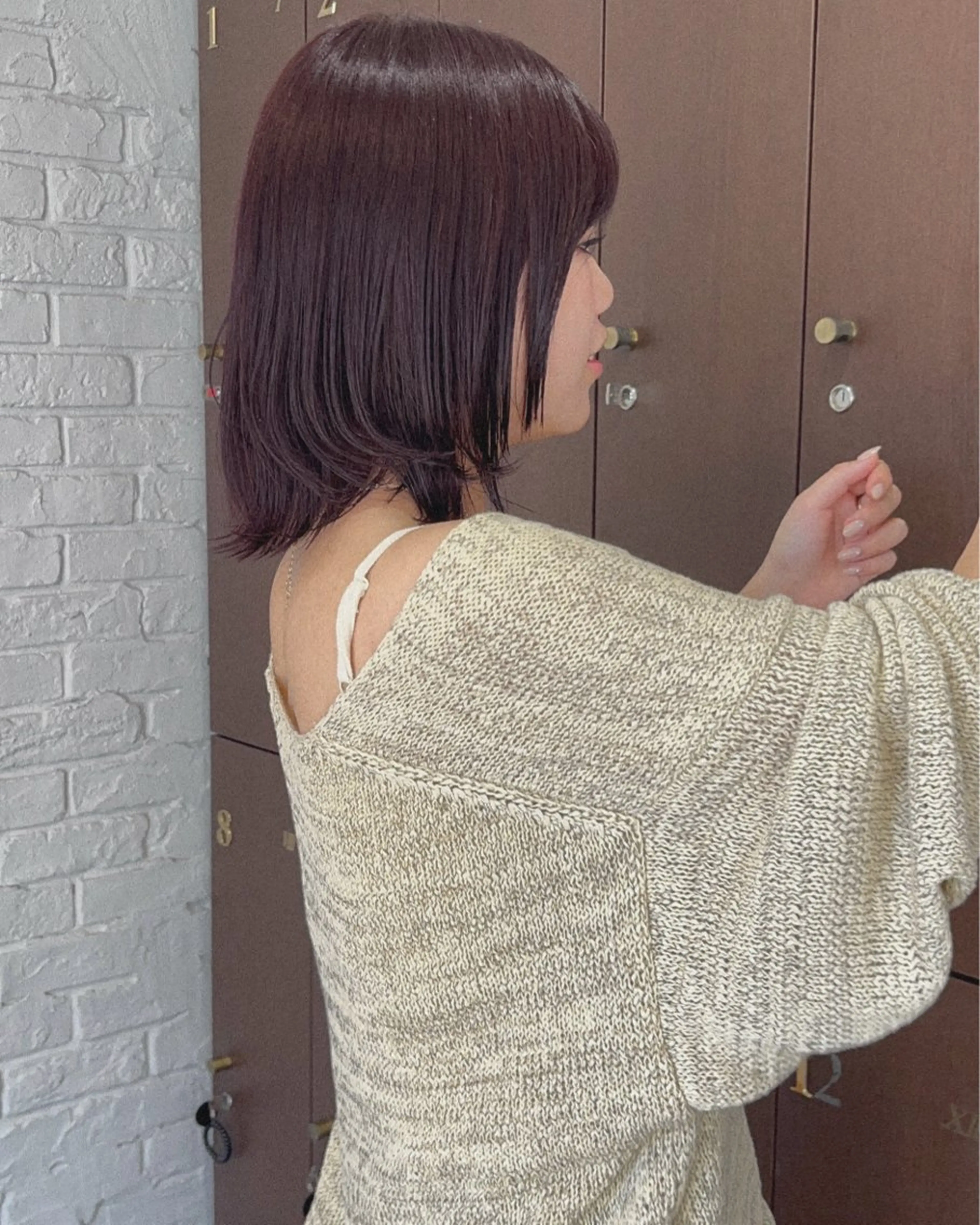 セミロング カラー ヘアアレンジ 🌼RENA🌼似合 わせのプロ/まつパのマツエク・マツパデザイン