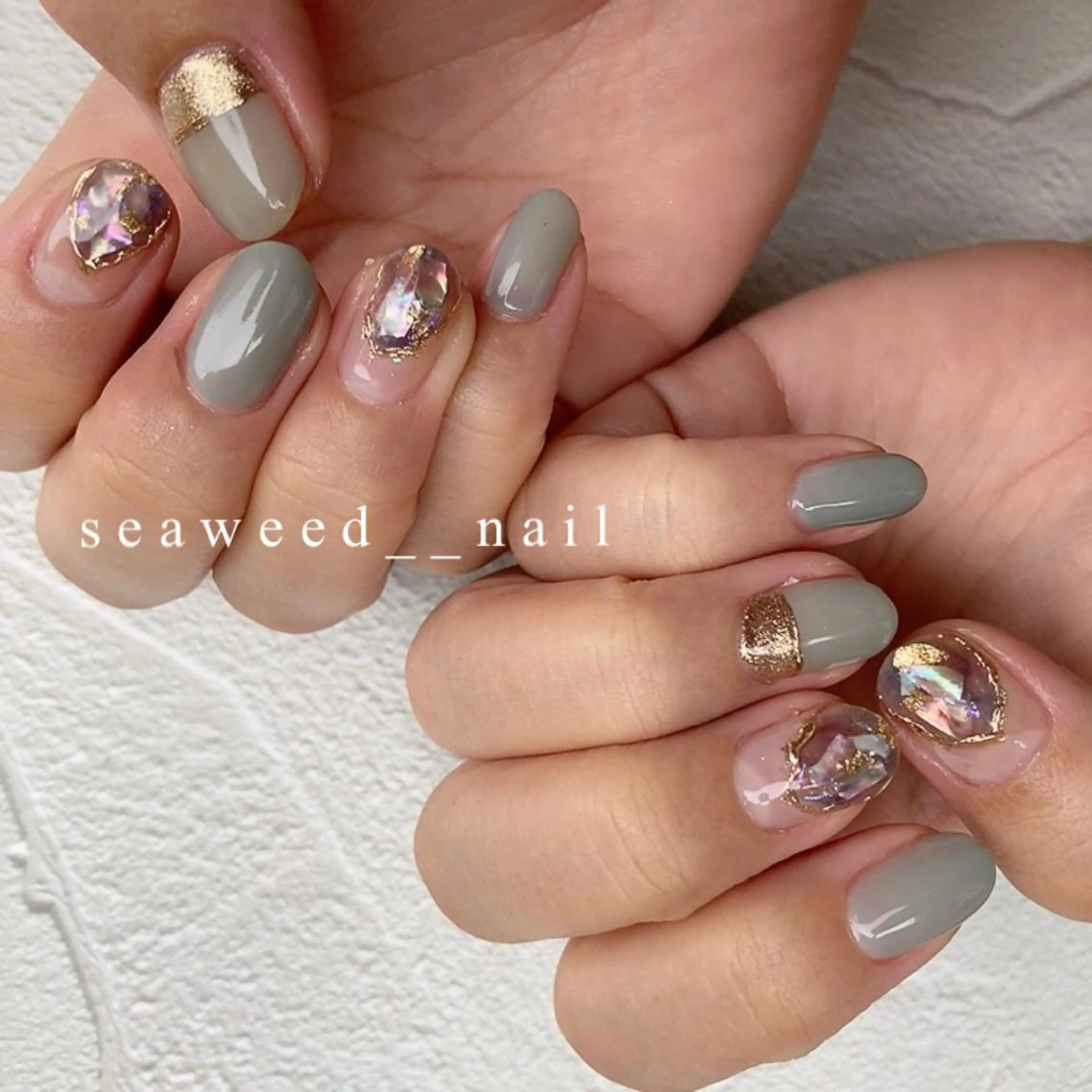 ネイル ハンドネイル seaweed nailのネイルデザイン