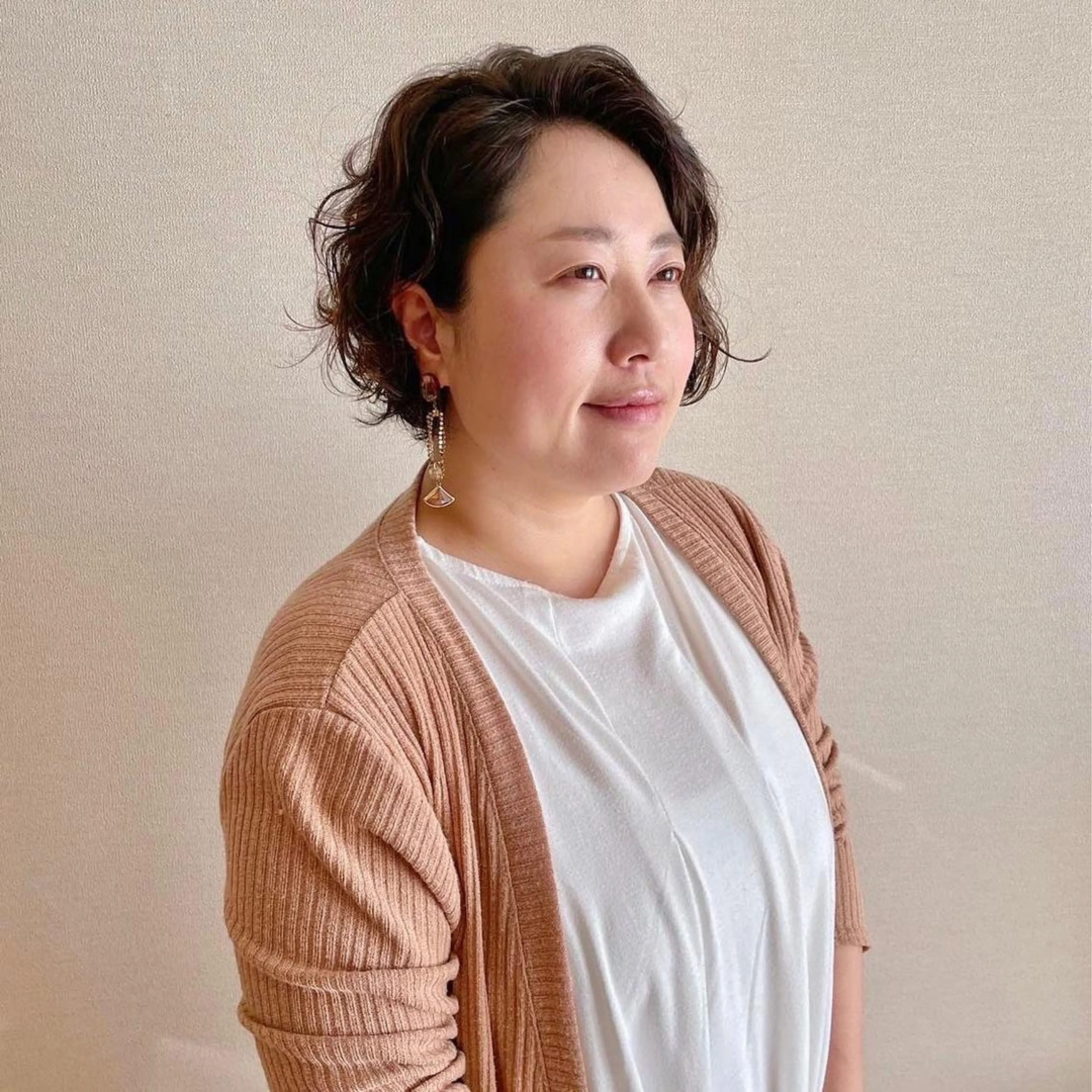 ショート カラー イルミナカラー ヘアカラー ママ美容師 *ヒマワリのヘアスタイル