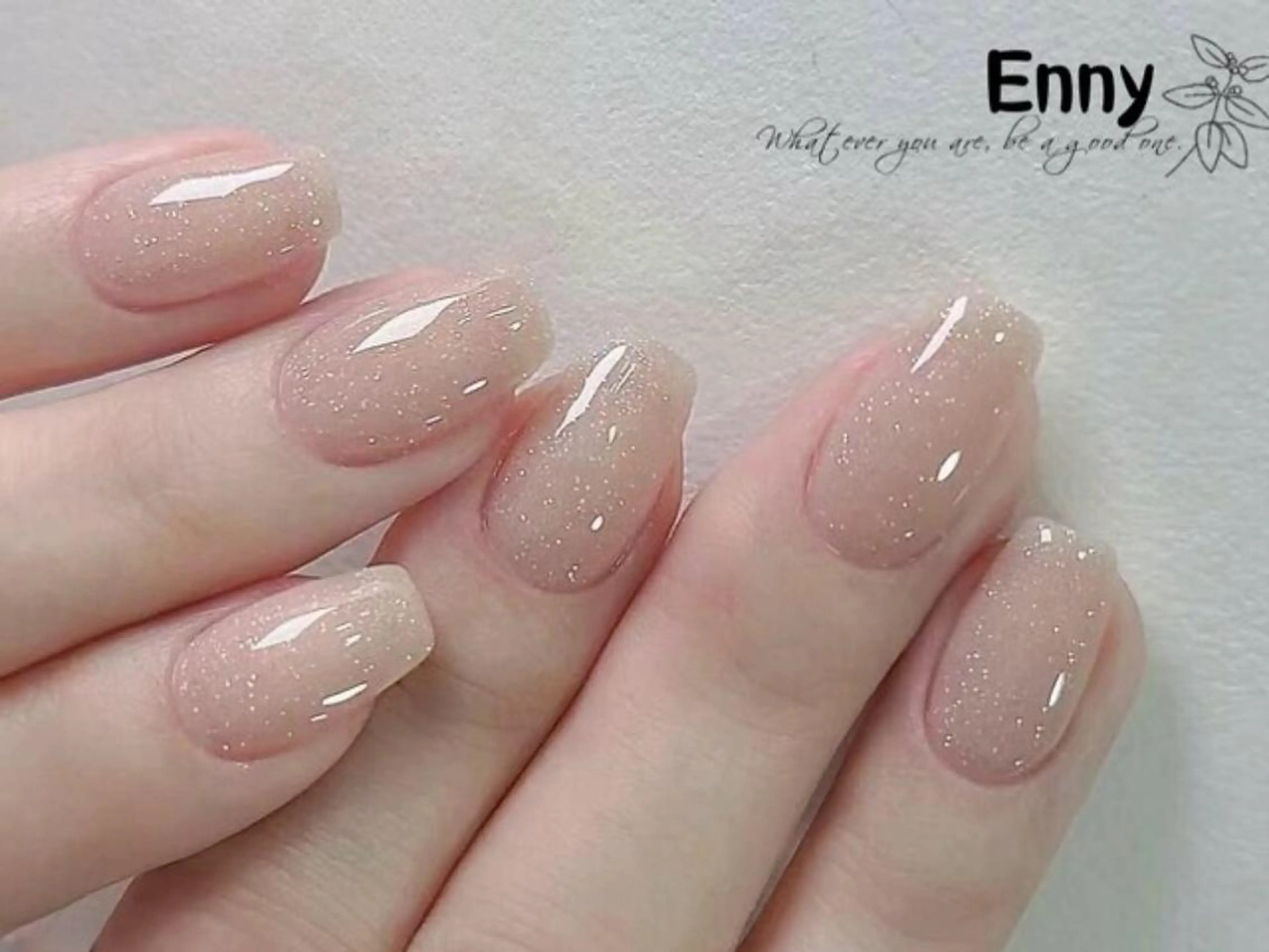 ネイル チークネイル 長さ出し フラッシュネイル フットネイル フレンチネイル Nailsalon Ennyのネイルデザイン