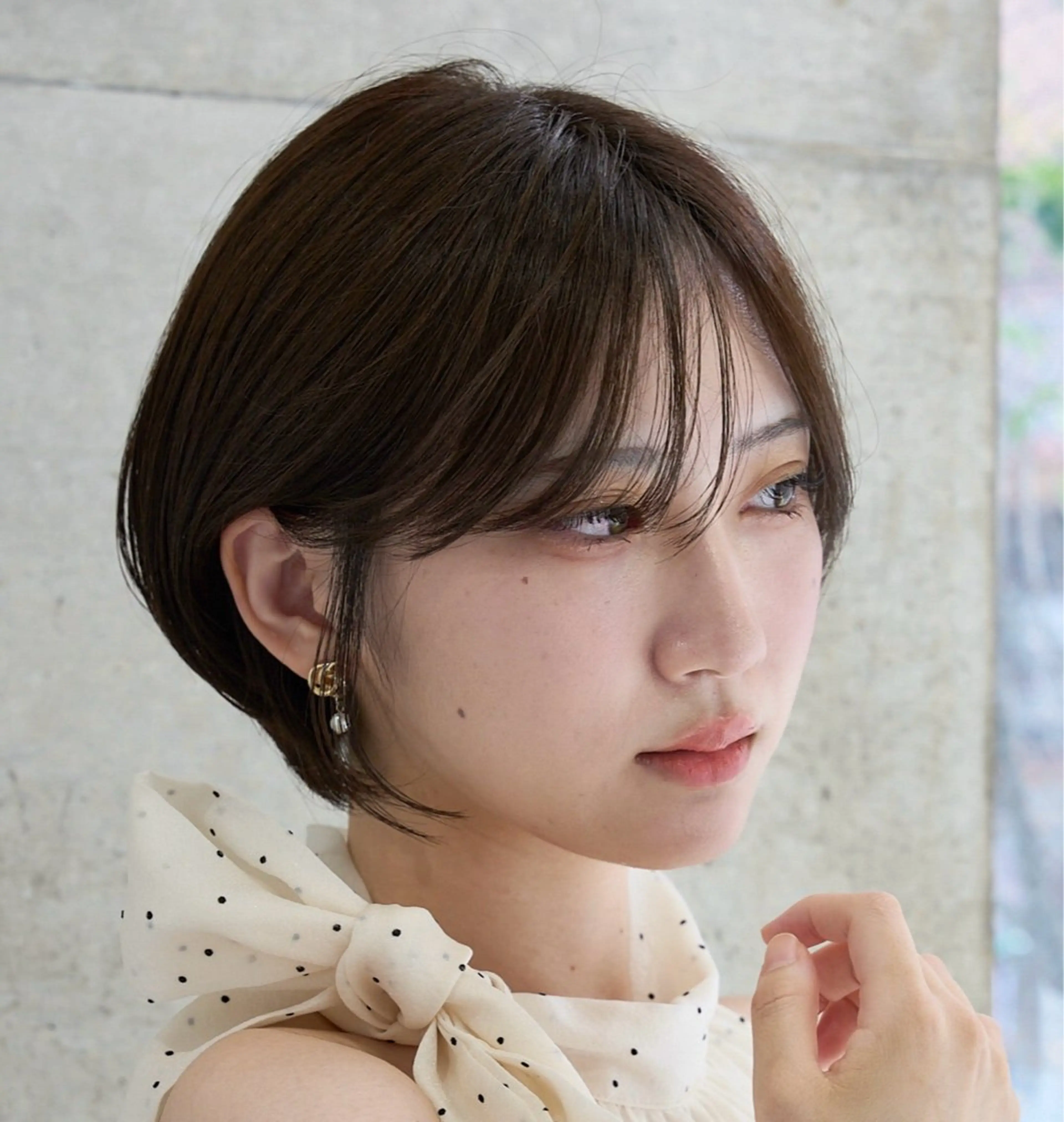 ショート カット ヘアカラー トリートメント 💎似合わせのプロ 💎透明感カラー杉原のヘアスタイル