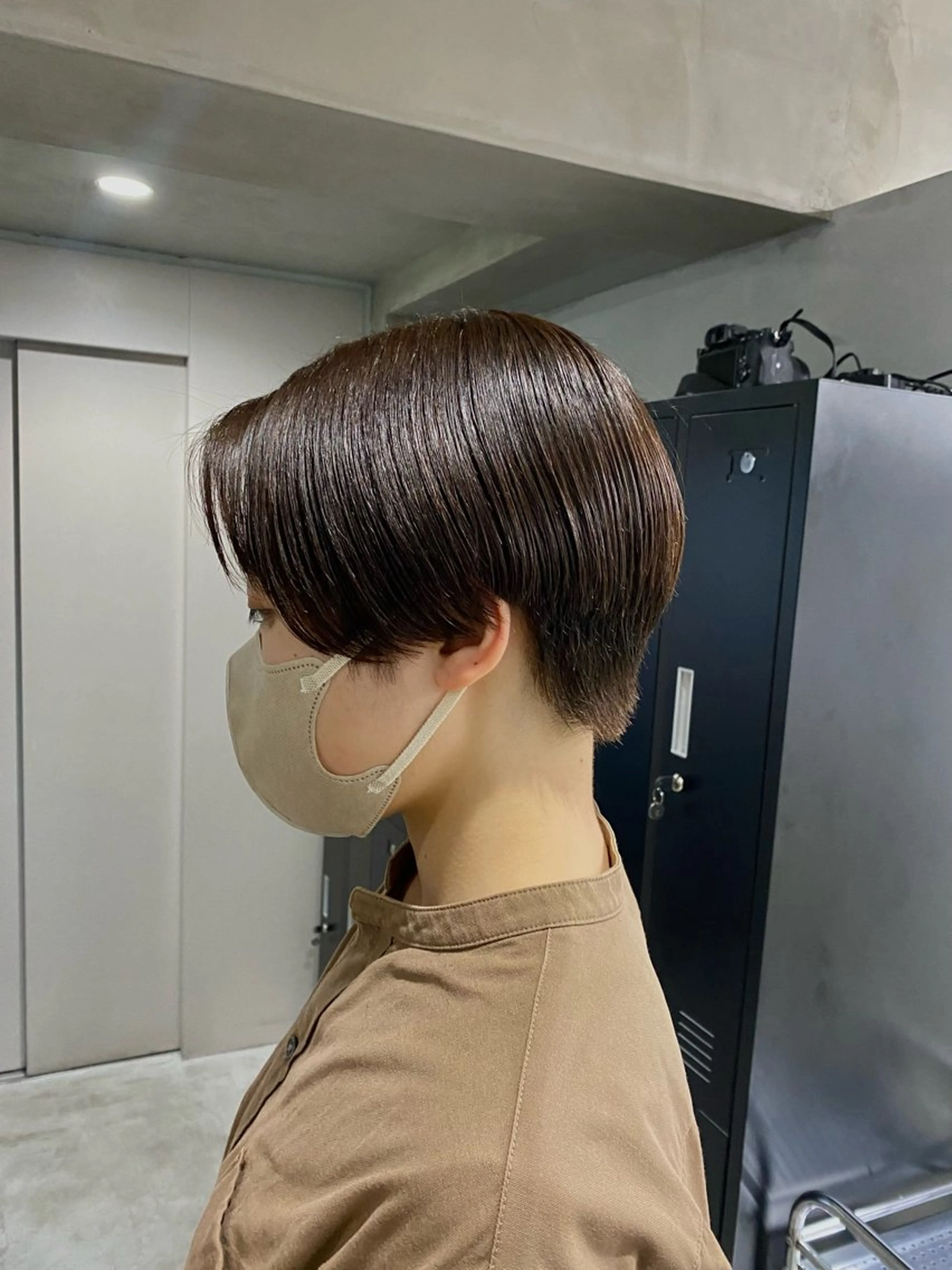 ショート カラー ハンサムショート ショートヘア カット トリートメント 田代 佳穂のヘアスタイル