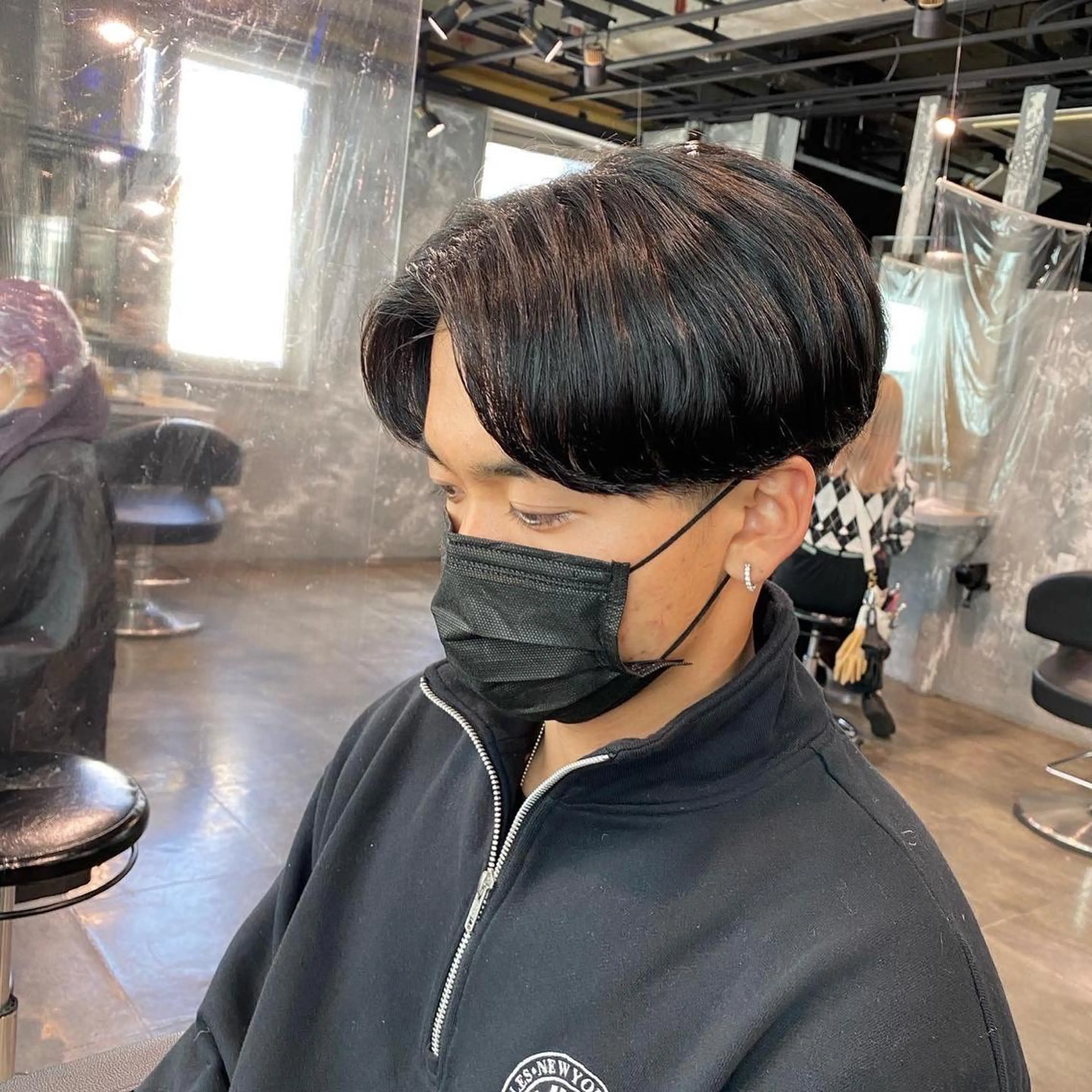 ショート パーマ メンズ 🟦ニュアンス/メン ズパーマ横浜🟦のヘアスタイル