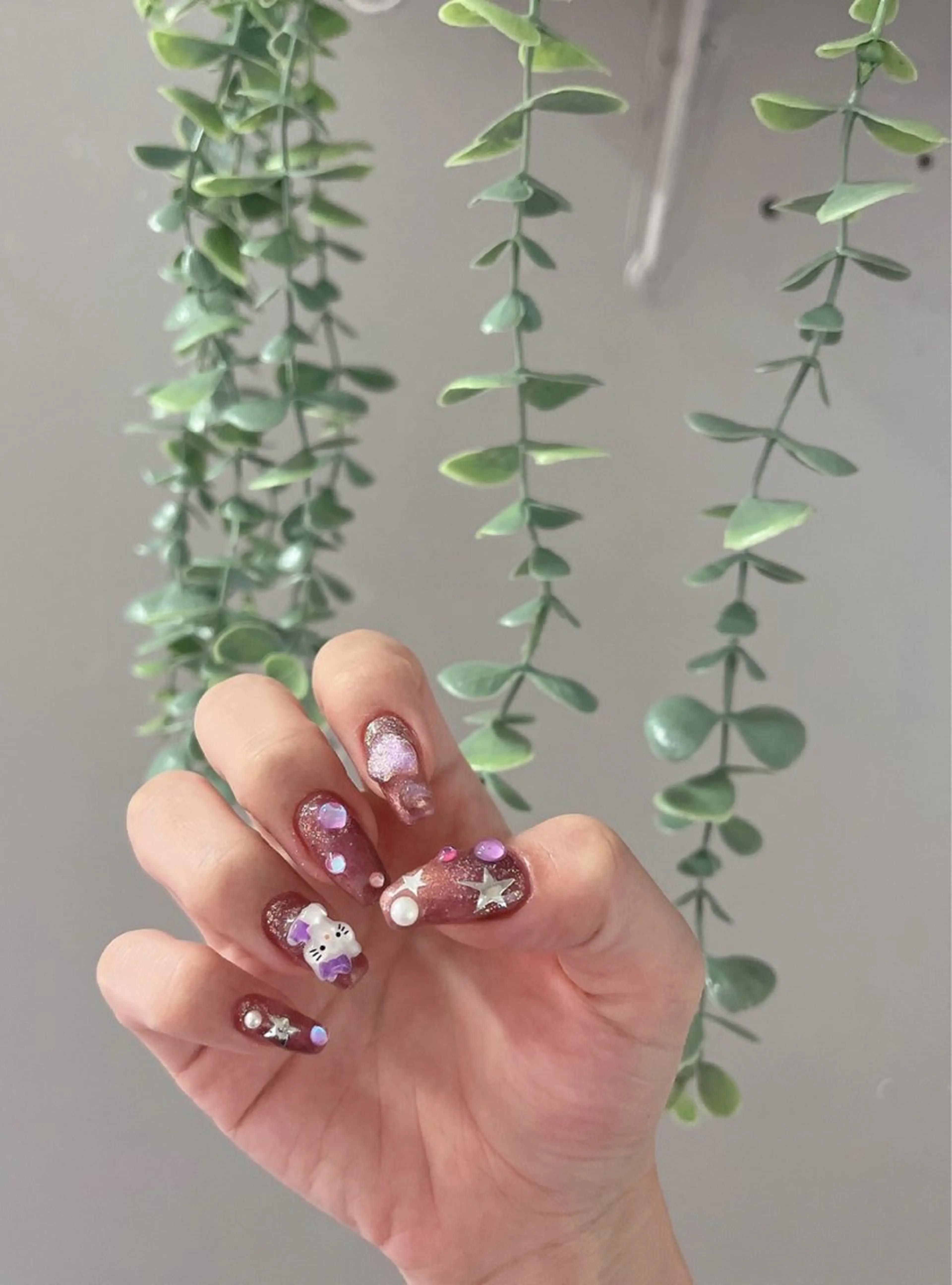 ネイル ジェルネイル マグネットネイル パラジェル ハンドネイル Ran  nail所属・Ran Nailのネイルデザイン