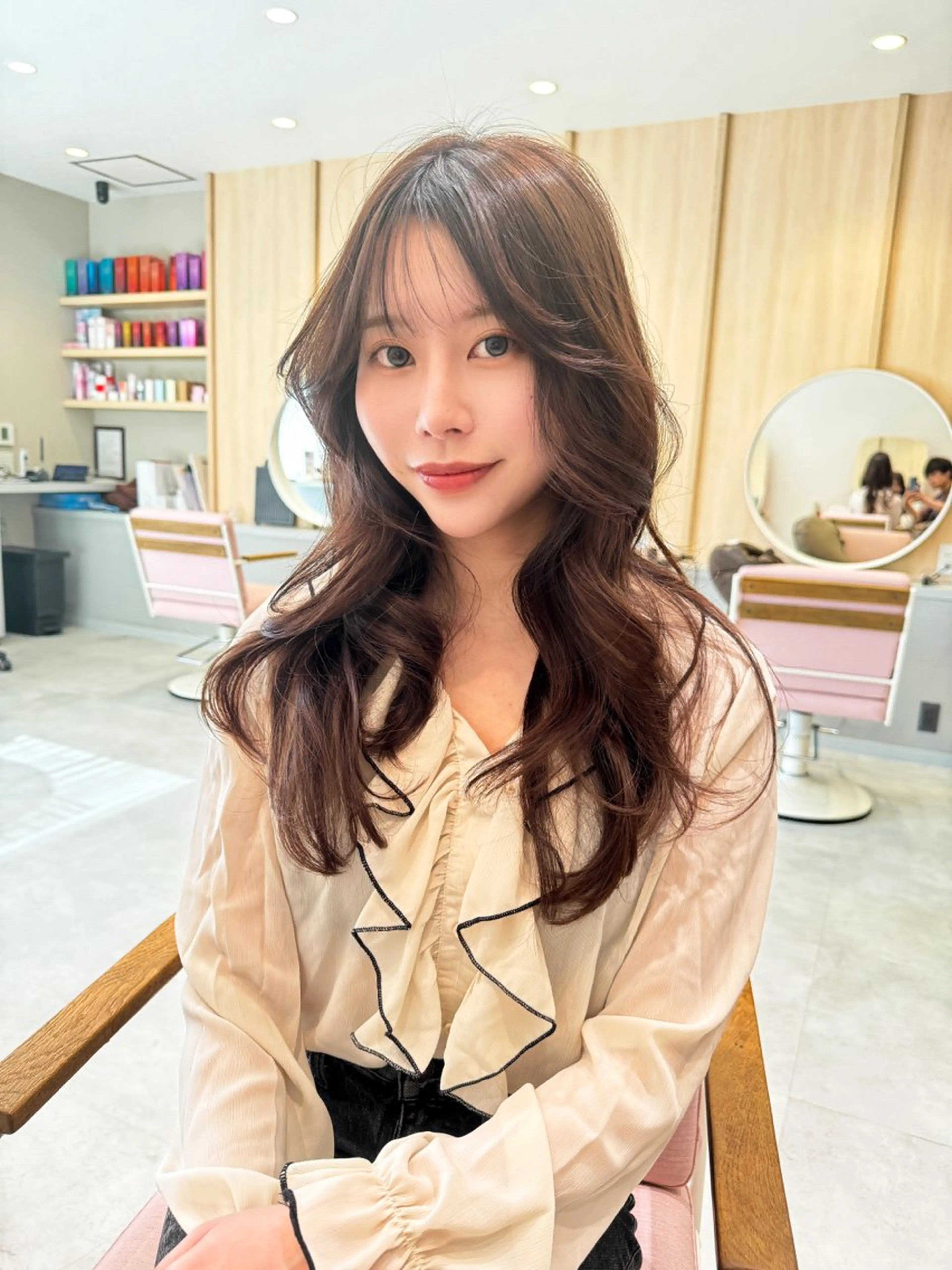 ロング カラー カット ヘアカラー パーマ トリートメント ✂️似合わせの魔術師 石田一樹✂️のヘアスタイル