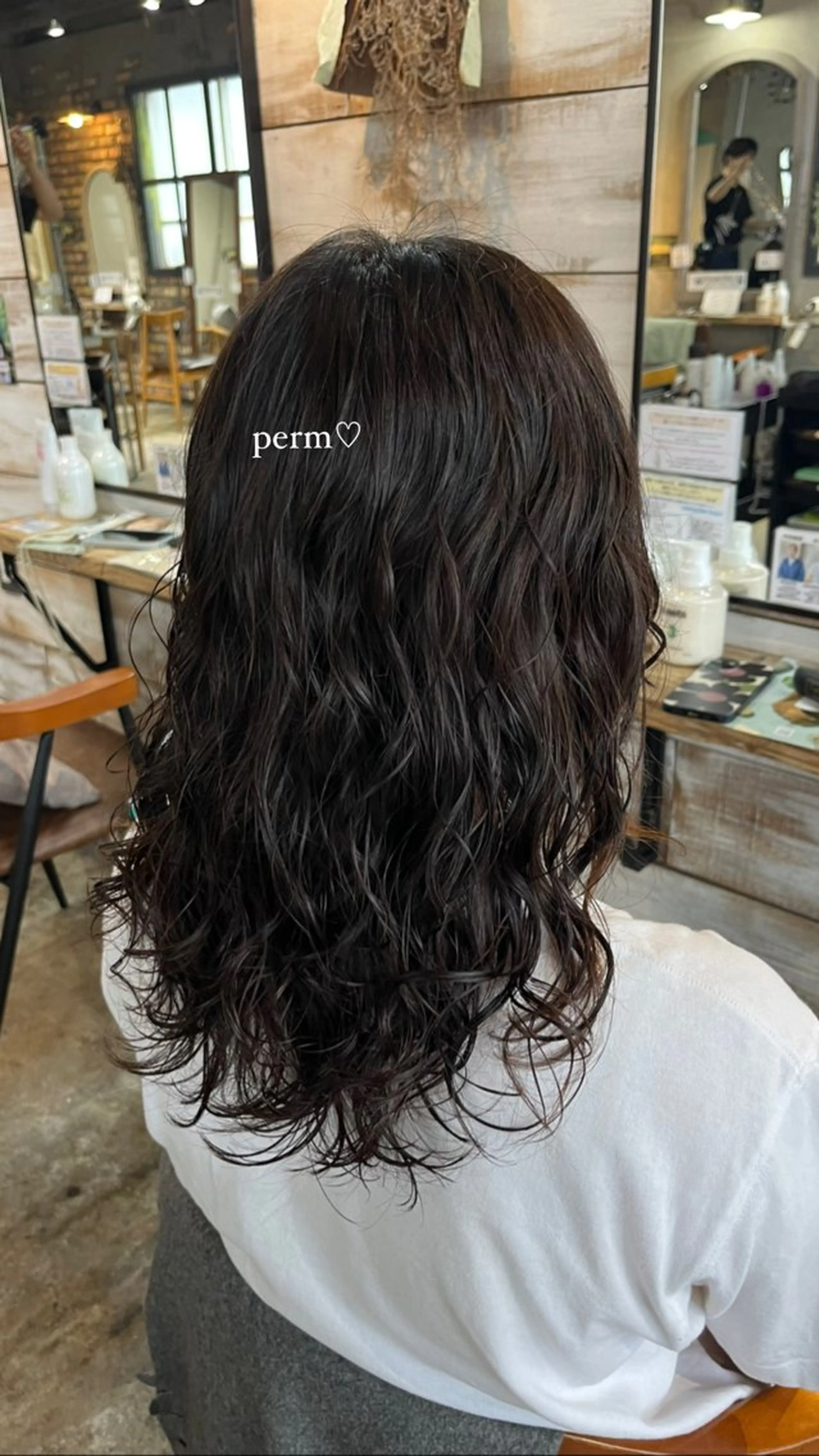 【ヘアセットが楽に🌀✨】ふんわりパーマ＋カット＋卵殻膜トリートメント付き🥚🌱の写真