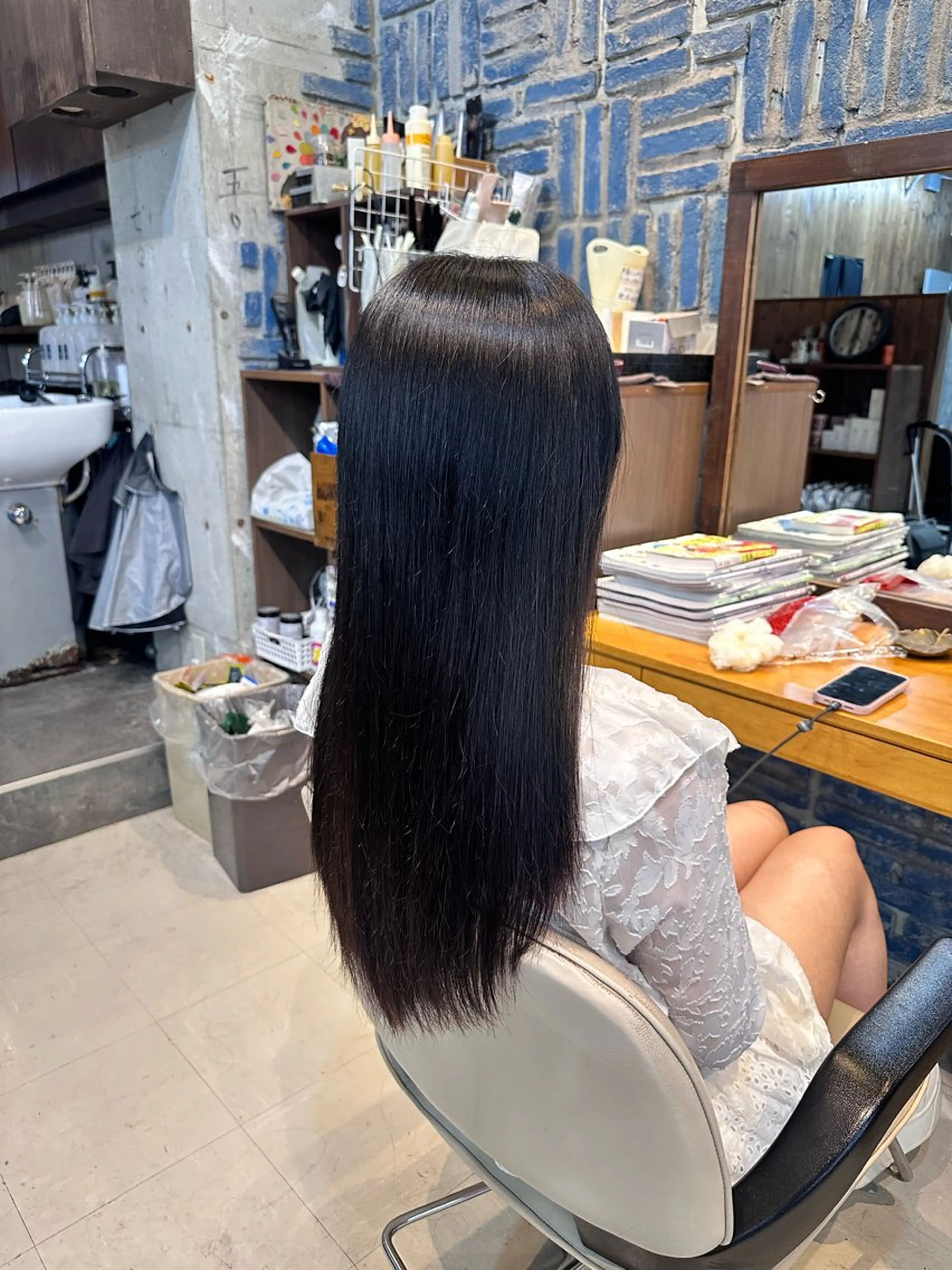 ロング パーマ 縮毛矯正 Hair Atelier P's 【ピース】所属・Kaori / P’s 渋谷のヘアスタイル