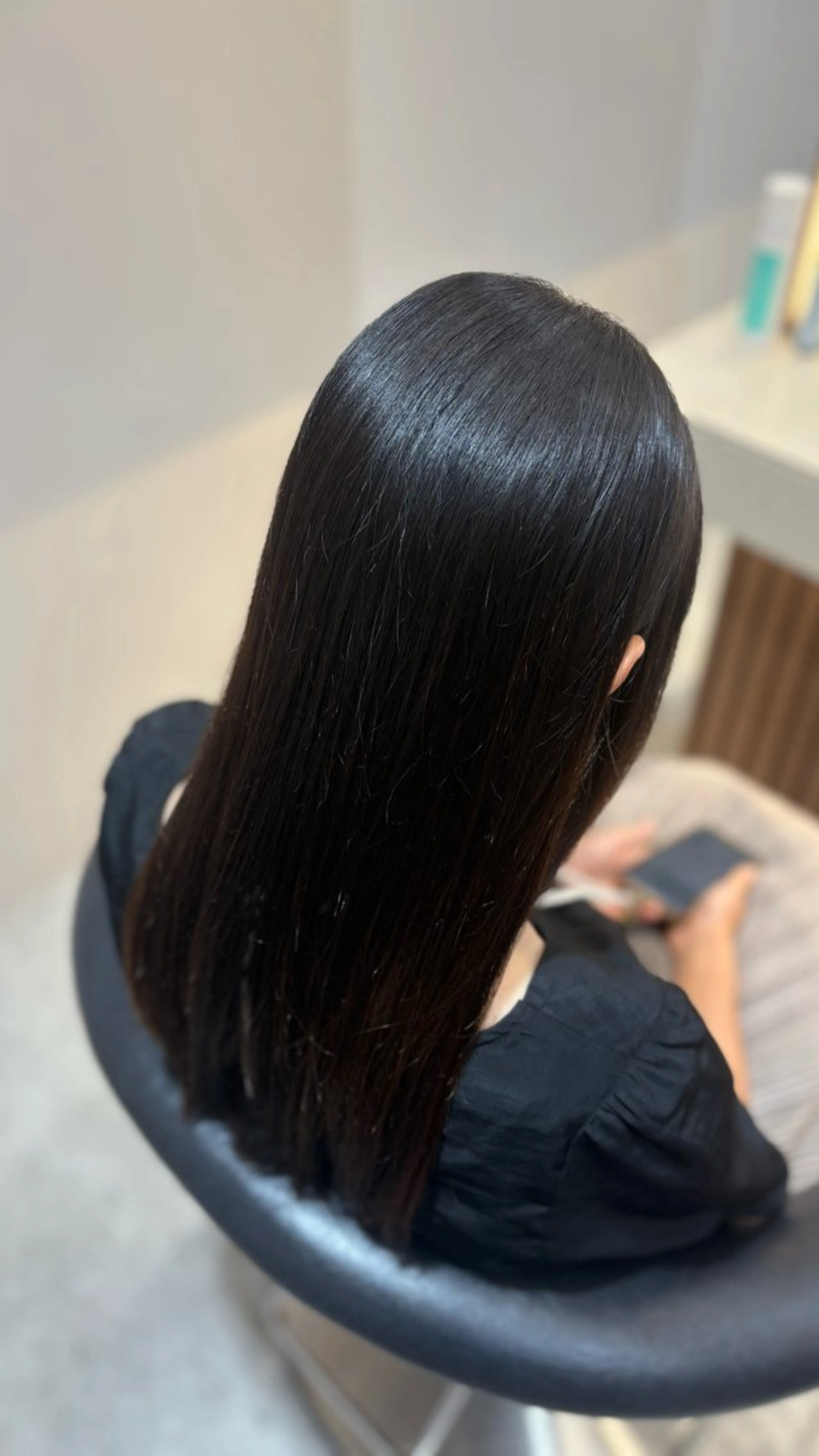 ロング 縮毛矯正 モデル様募集中 🐈‍⬛⟡.·かのんのヘアスタイル