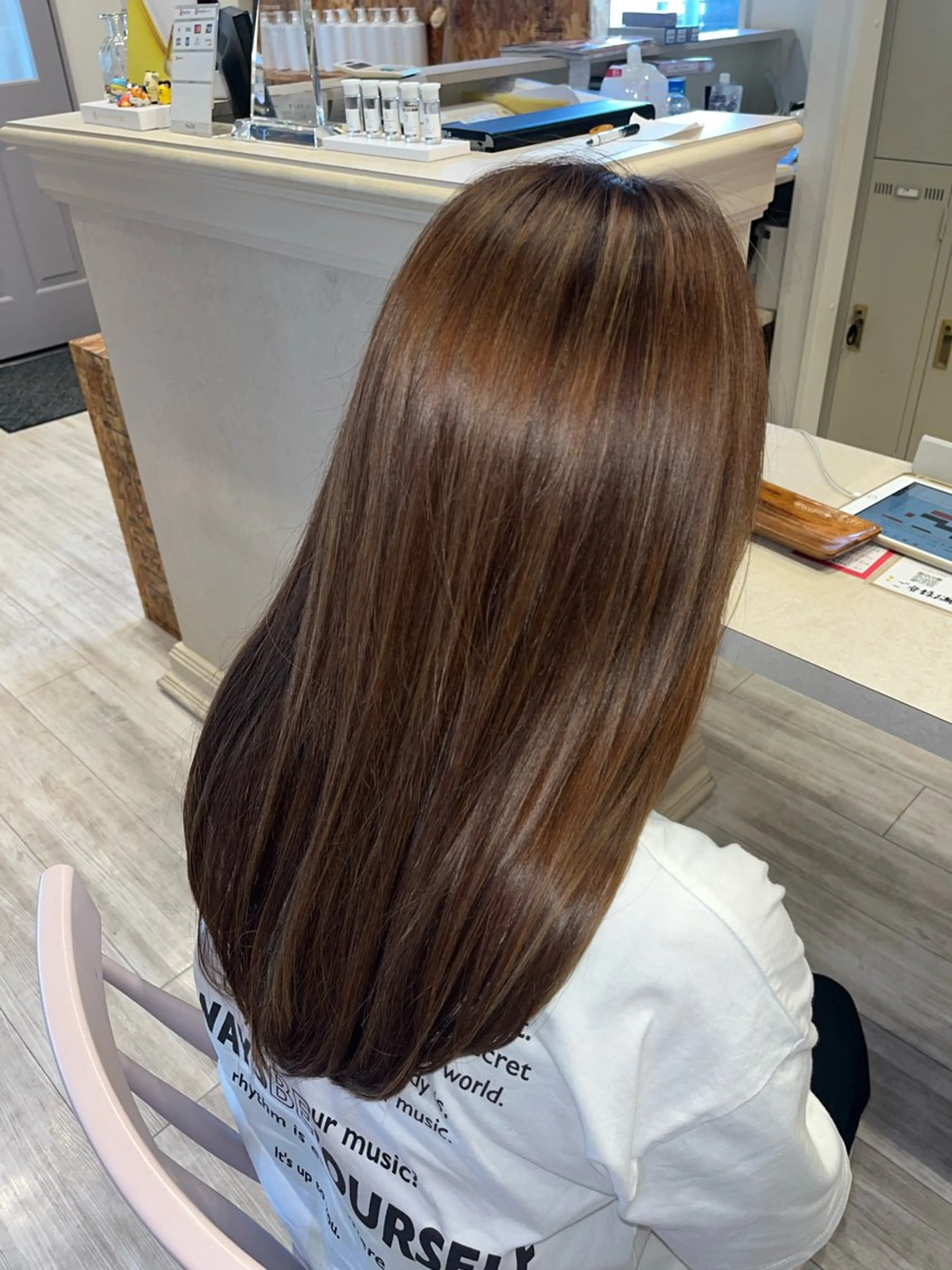 ロング ヘアカラー luce.hair.design所属・加藤 菜々子のヘアスタイル