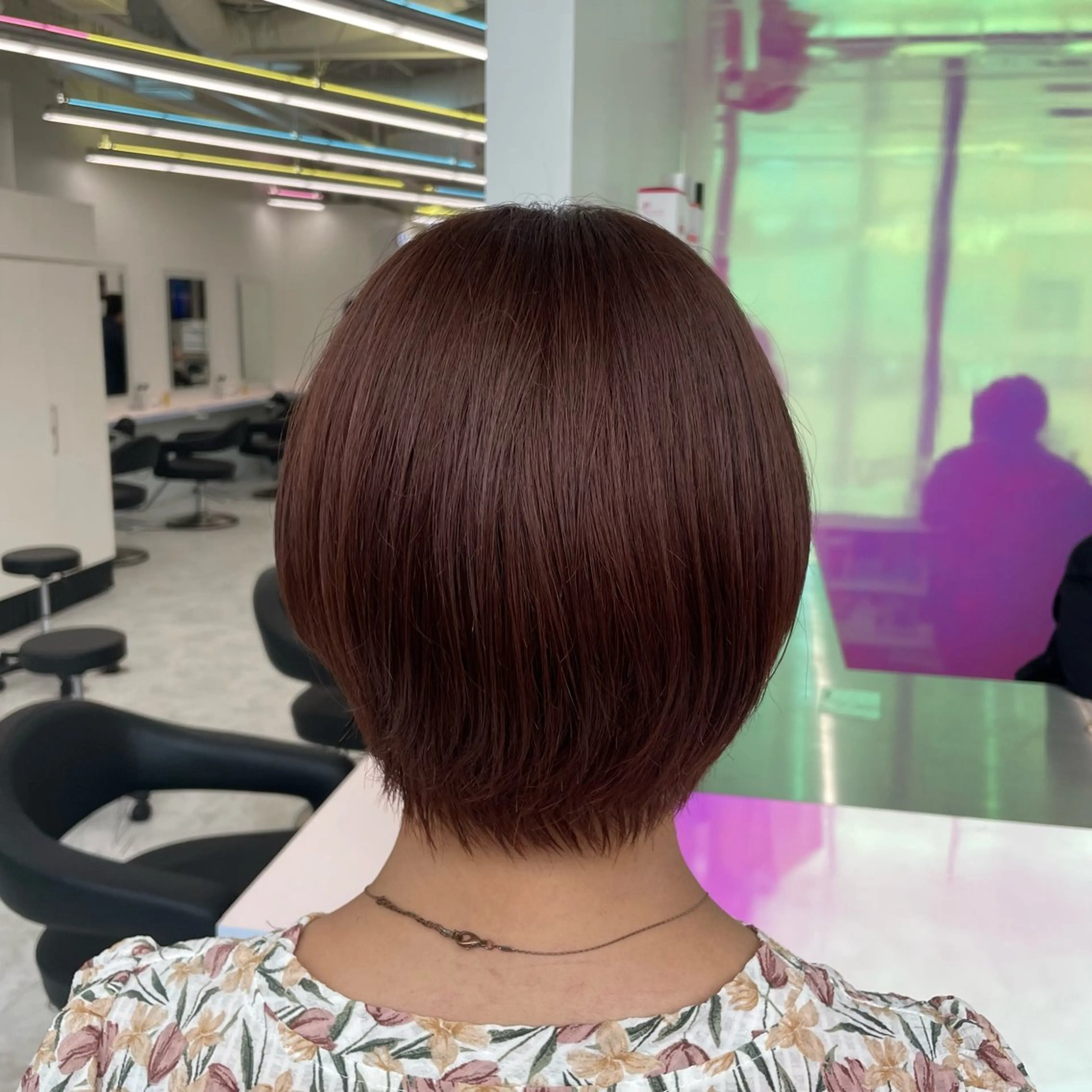 セミロング カラー ブラウンカラー オレンジ オレンジブラウン トリートメント ヘアセット ♡ブリーチカラー♡ Mirioのヘアスタイル