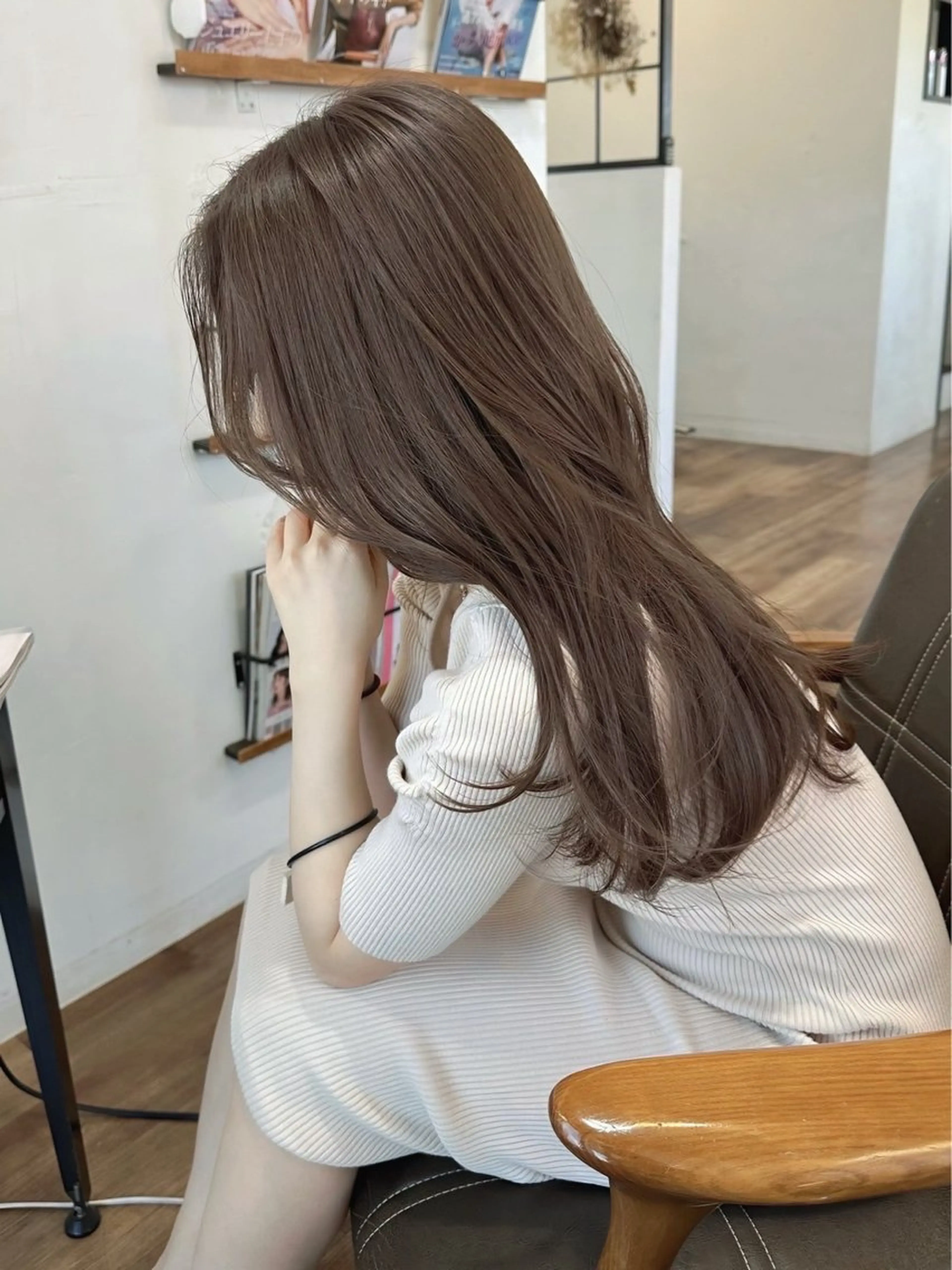 ロング カラー 𝐚𝐲𝐮𝐧𝐚 🤍のヘアスタイル