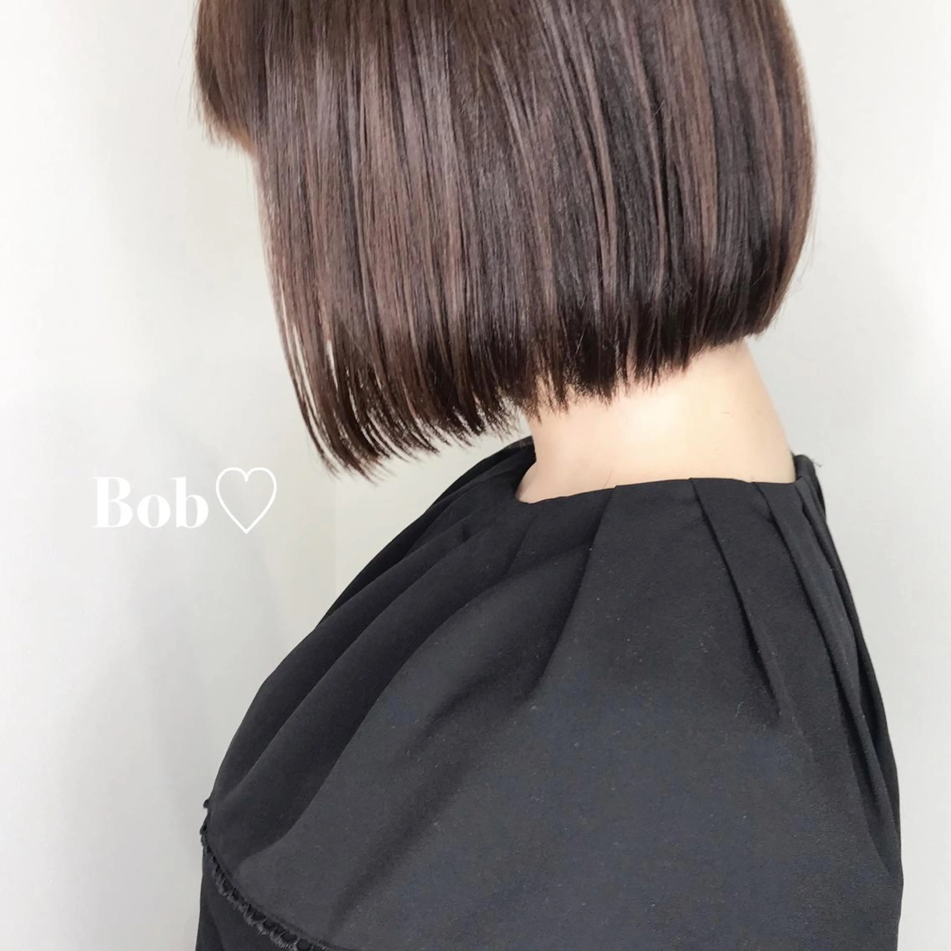 ショート ボブ カット ヘアカラー 似合わせ提案サラ艶♡ 彩華のヘアスタイル