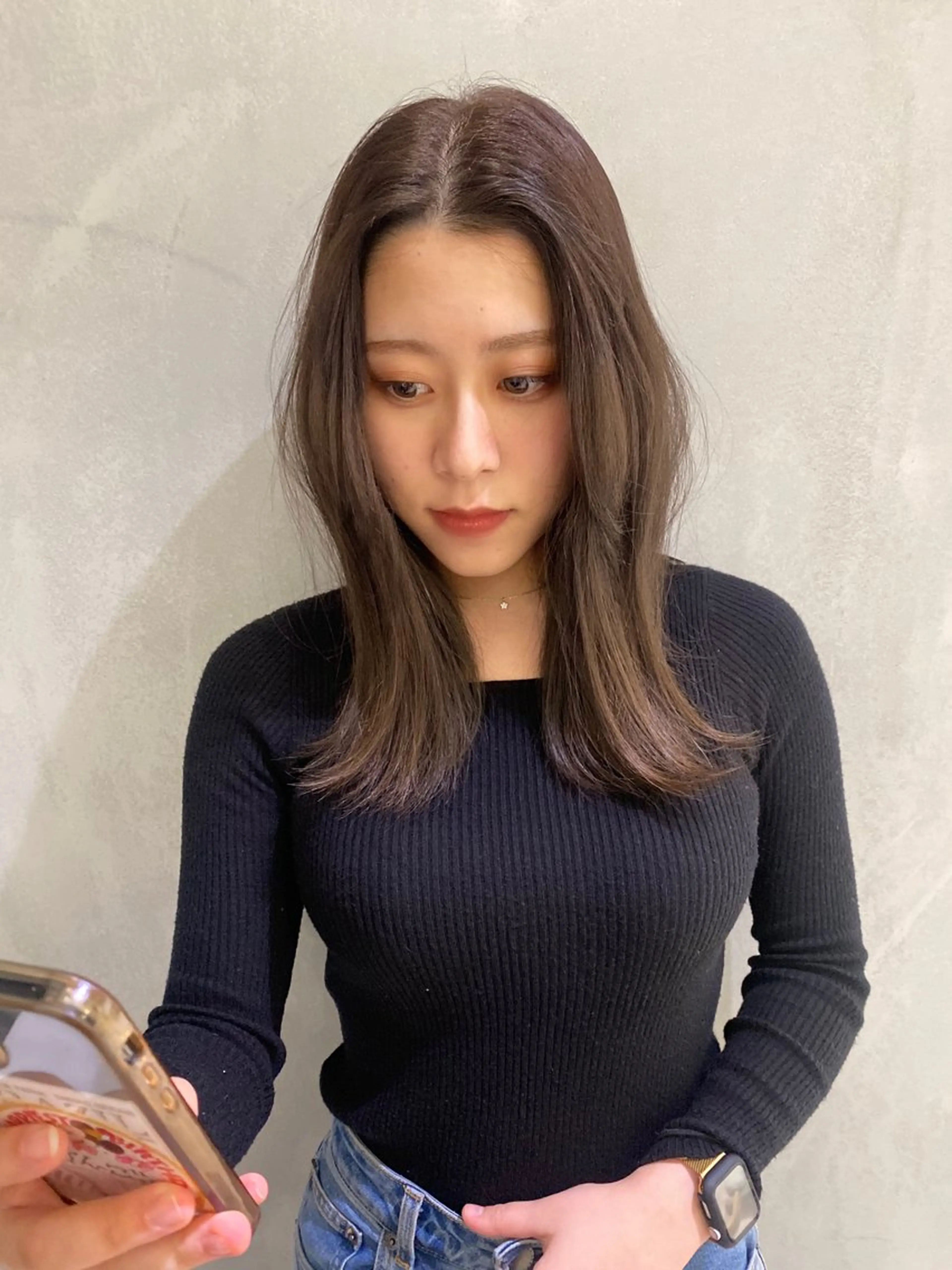 ロング ヘアカラー YOKE所属・いとう ほのかのヘアスタイル