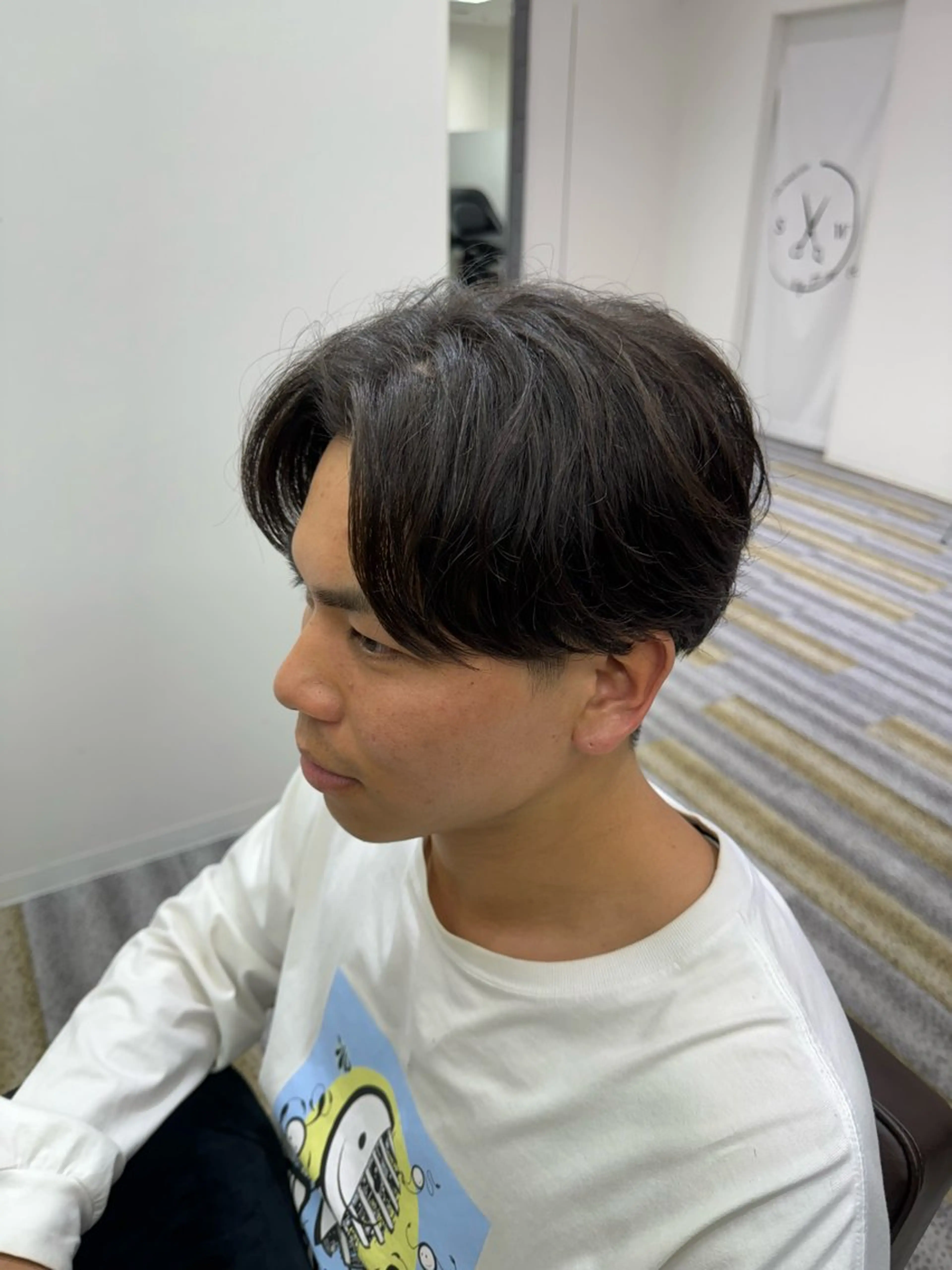 ショート パーマ メンズ メンズパーマ ニュアンスパーマ カット パーマ 【メンズ特化】岩瀬 武【メンズパーマ】のヘアスタイル