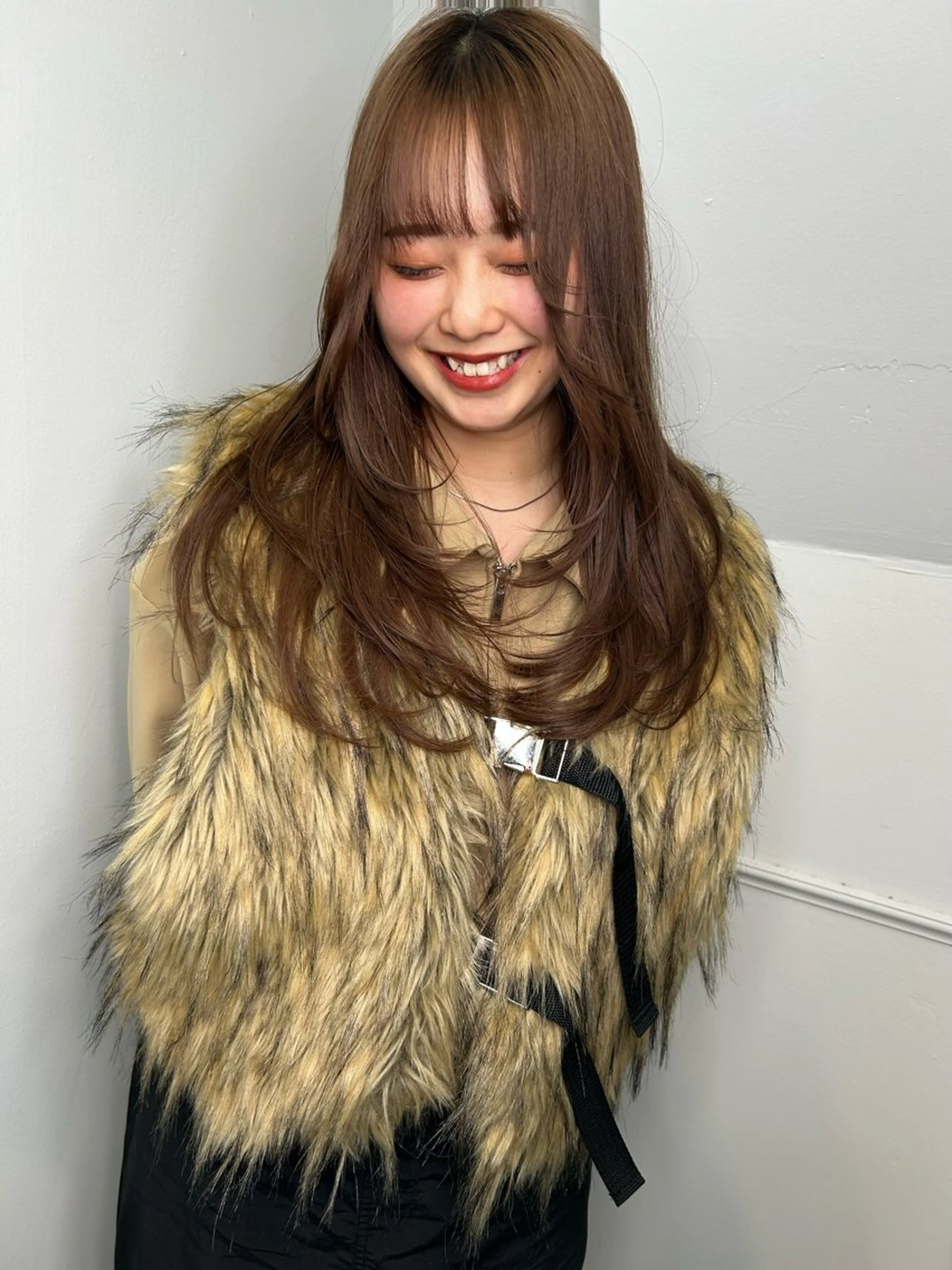 ロング カラー land所属・透明感カラー/レイヤ ー🌙Honokaのヘアスタイル