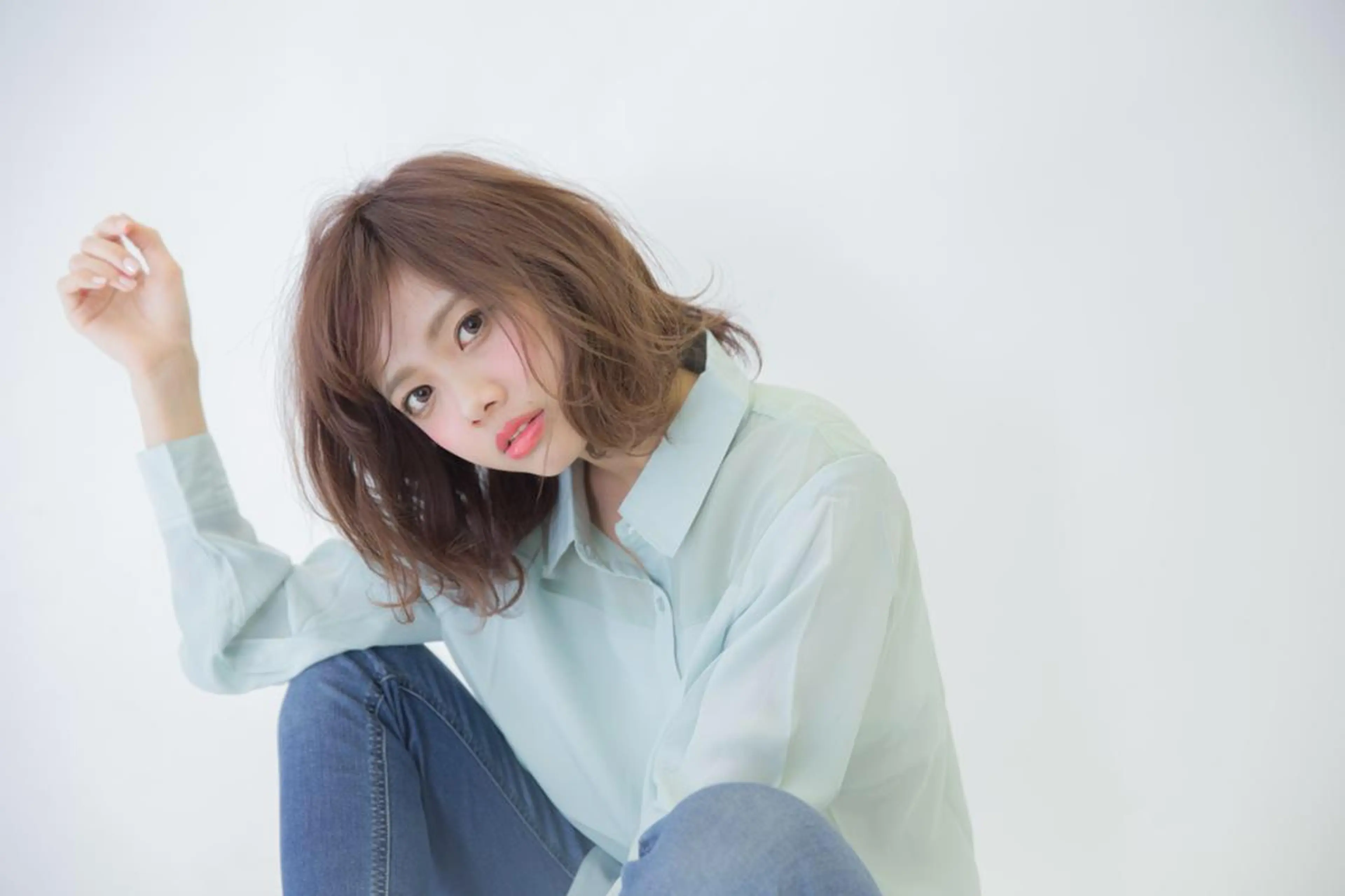 ショート カラー アディクシーカラー アッシュ 透明感カラー TOWA 野村　コウダイのヘアスタイル