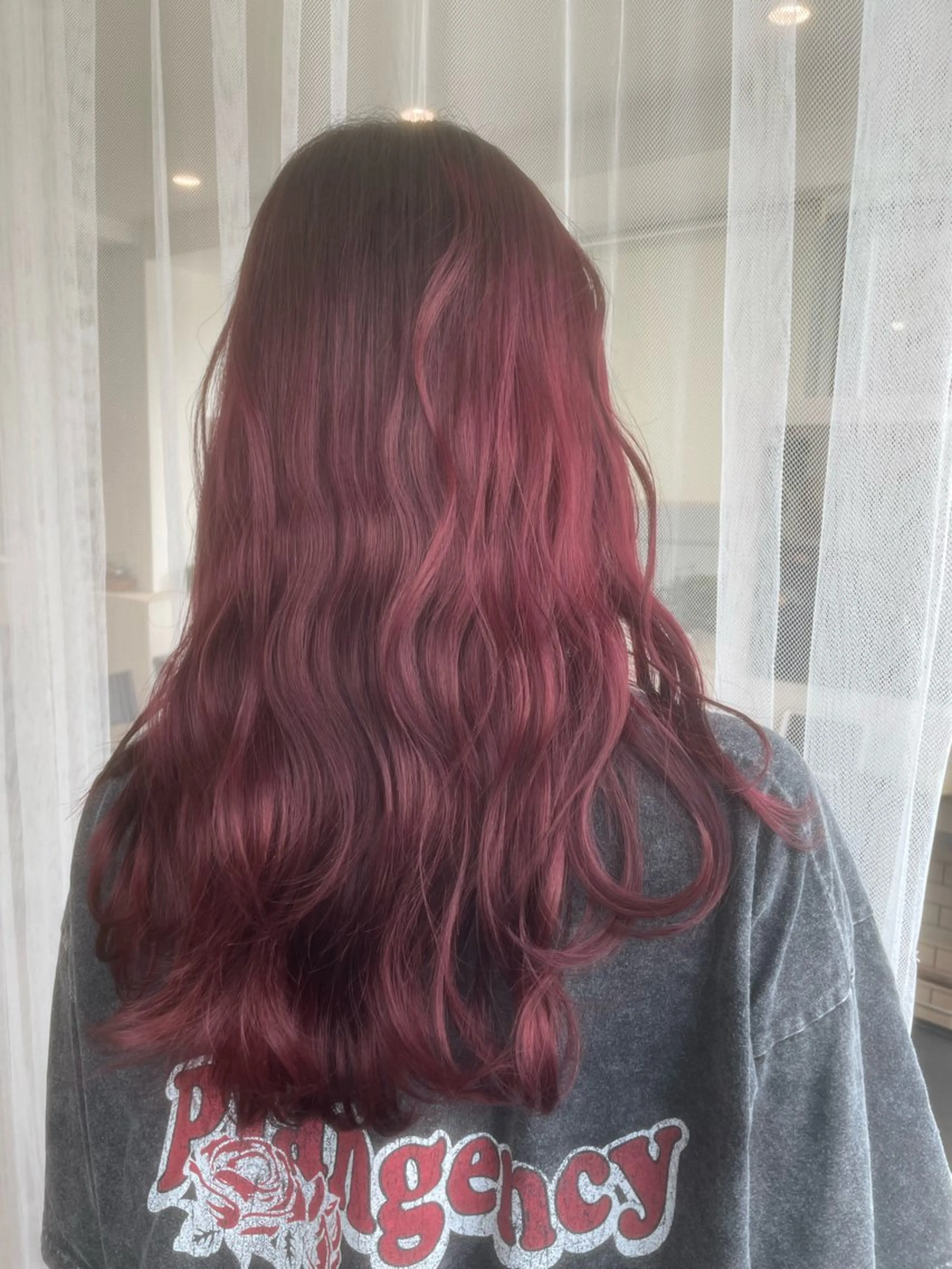 ロング カラー 髪質改善 ヘアカラー 京都美容師 塩のヘアスタイル