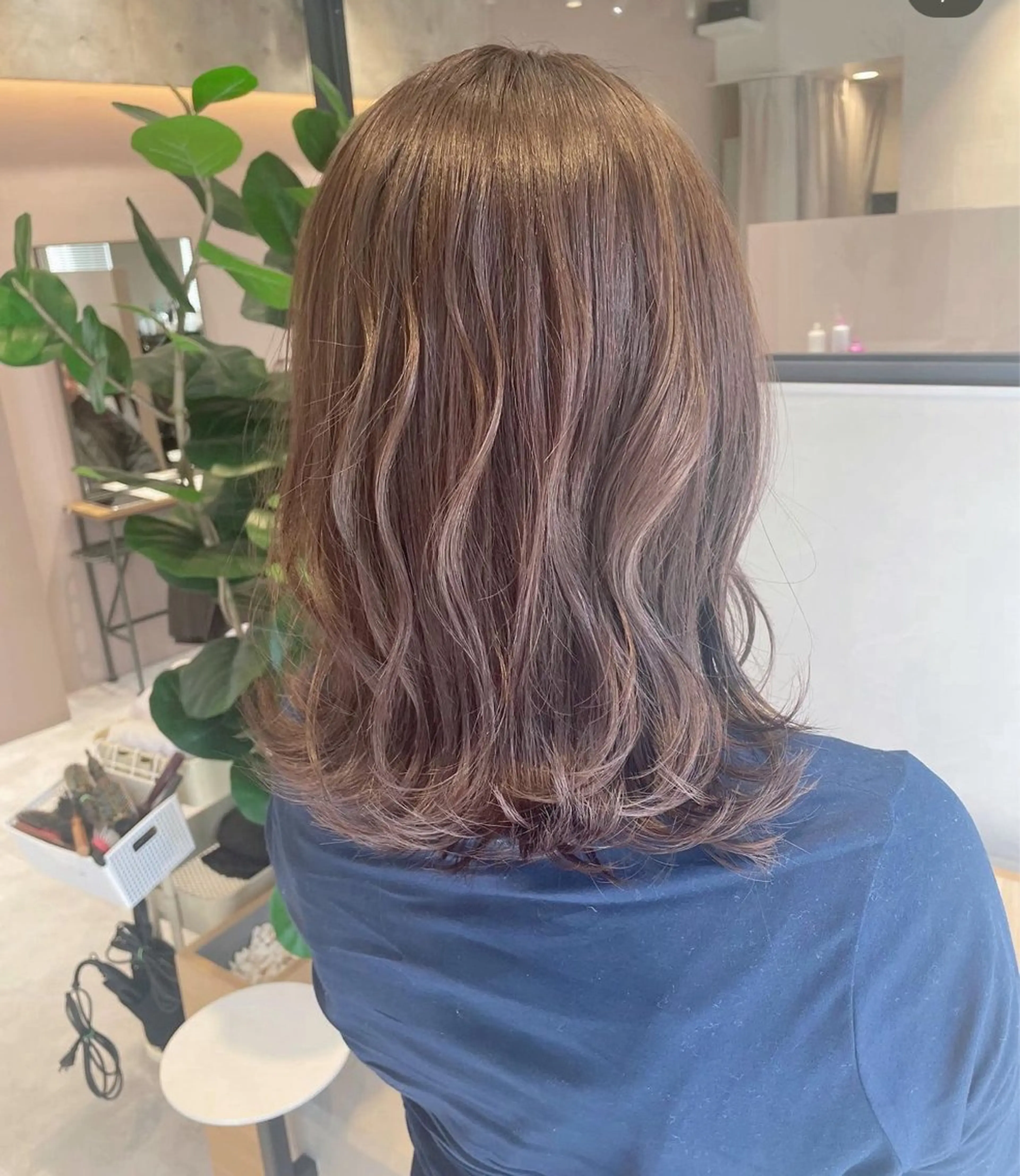 ミディアム カラー カット ヘアカラー トリートメント Le rond所属・透明感艶カラー 城間晴人のヘアスタイル