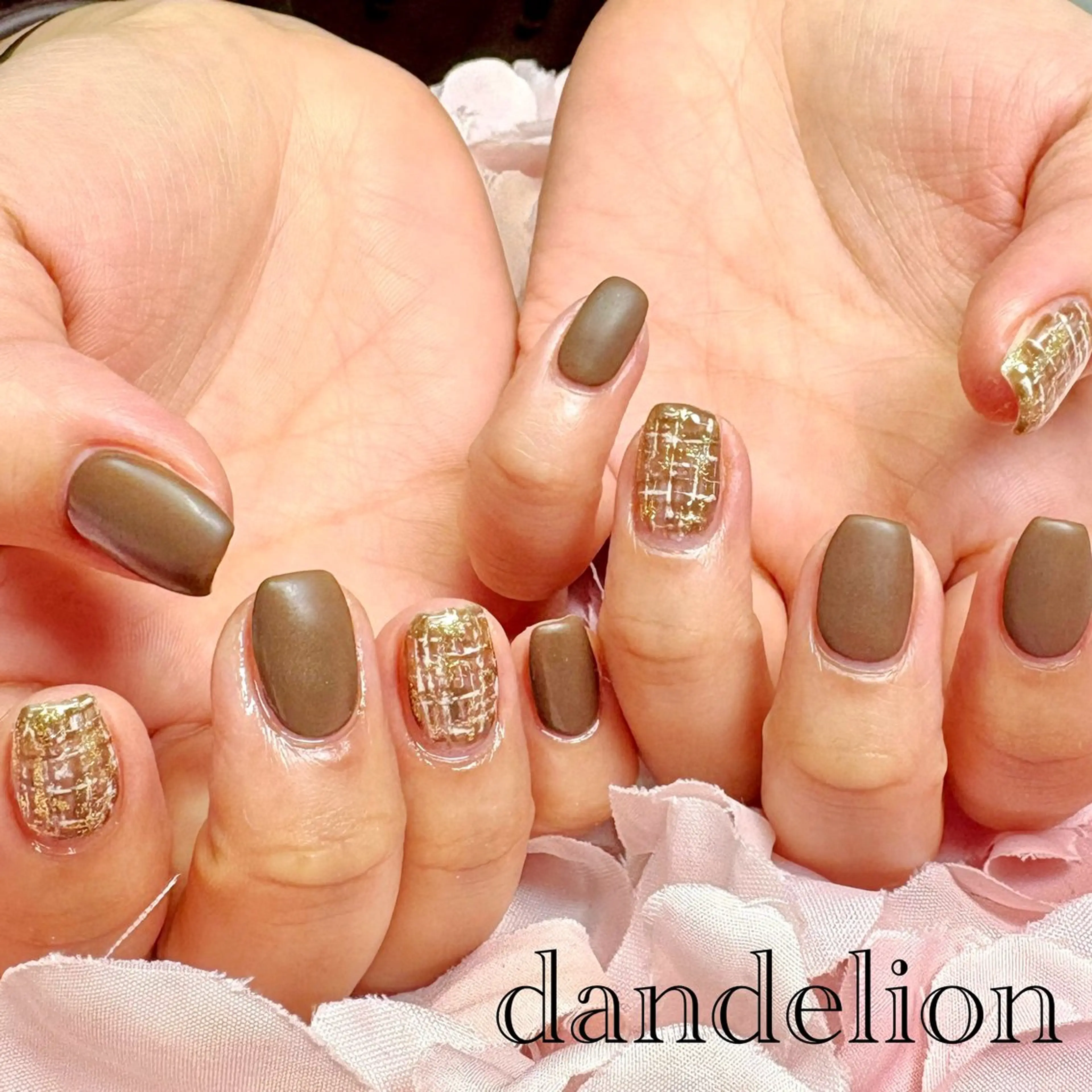 ネイル ハンドネイル ハンドケア dandelion ダンデライオンのネイルデザイン