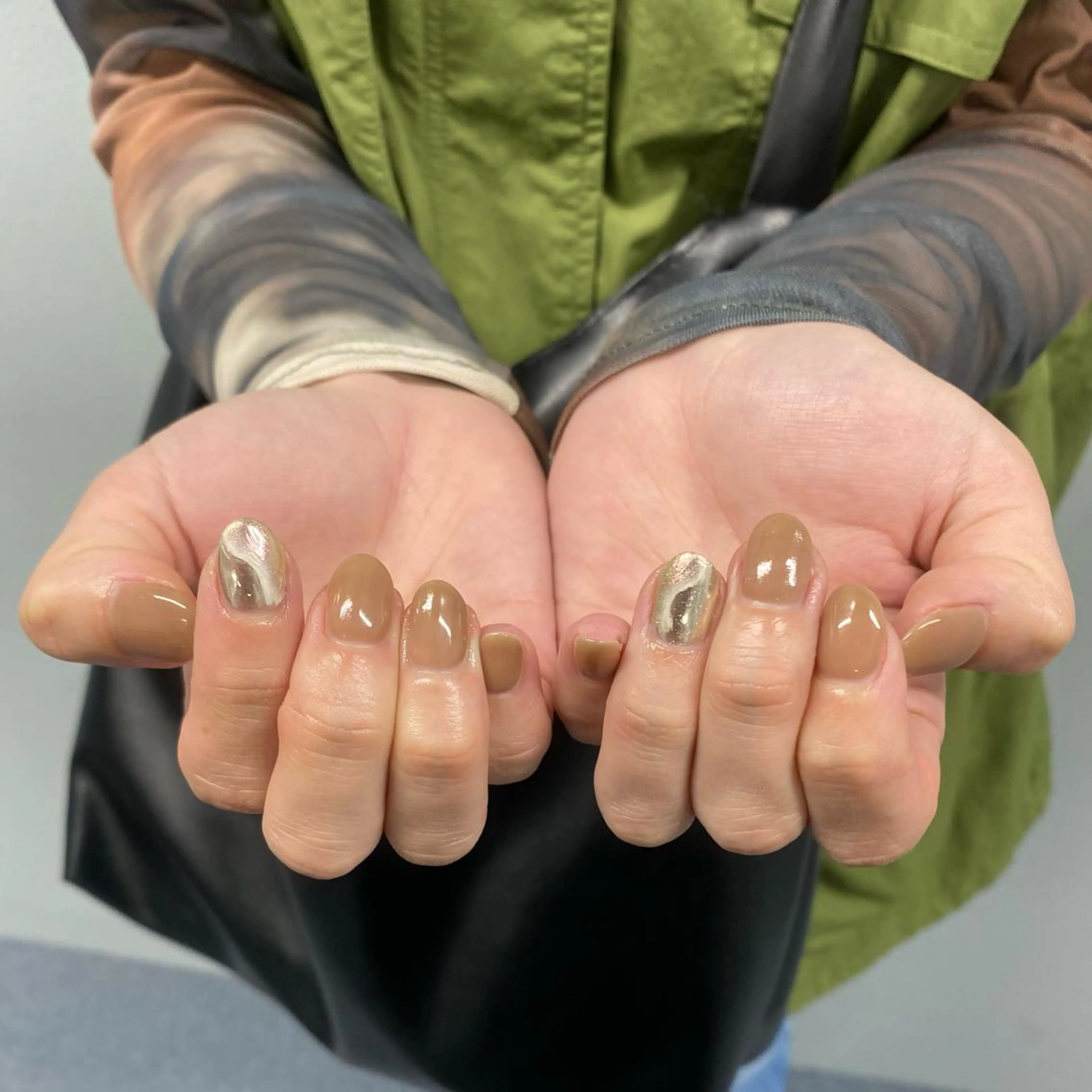 ネイル akari✨ 韓国風、メンズネイルのネイルデザイン