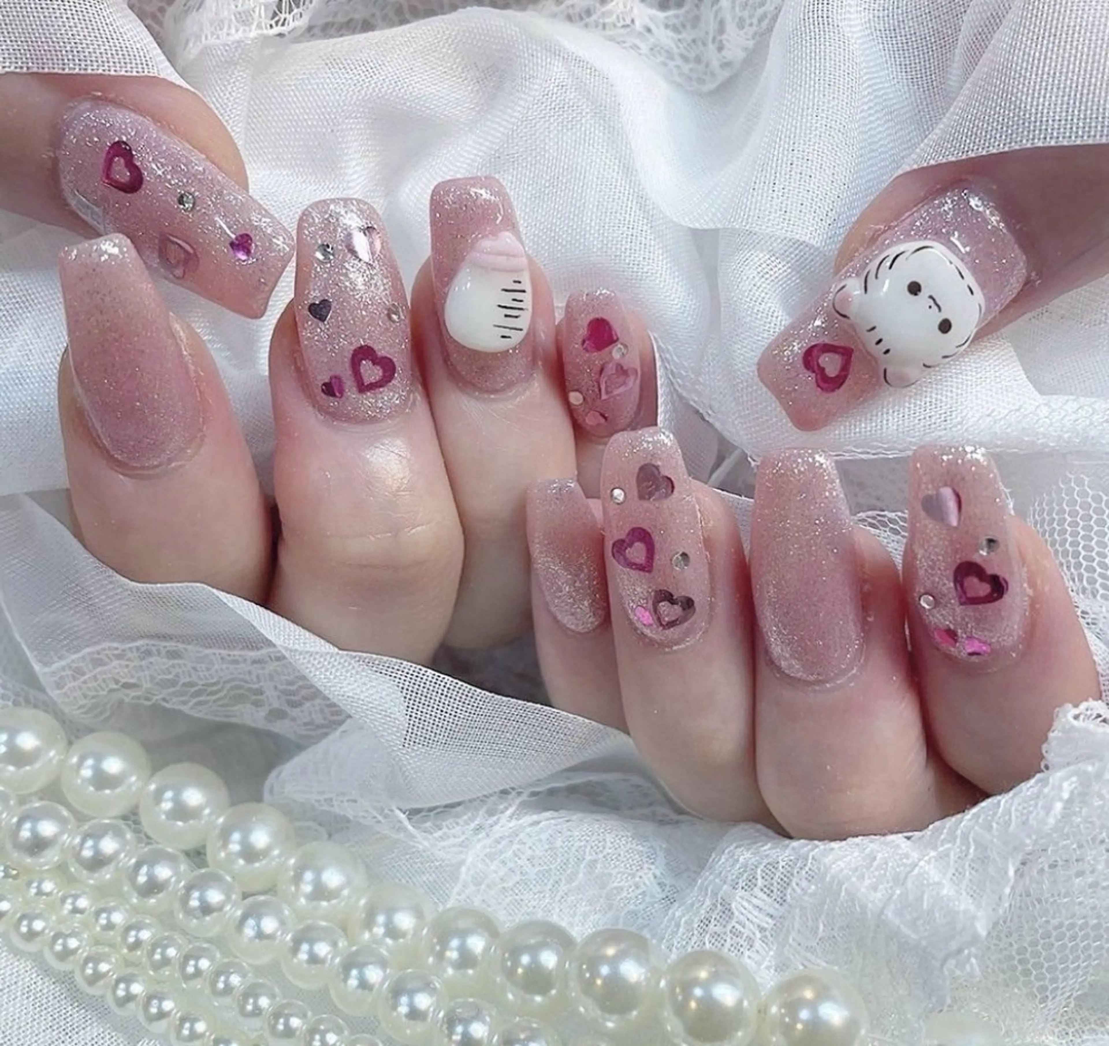 ネイル ジェルネイル 韓国ネイル 持ち込み ワンカラーネイル ワンホンネイル ハンドネイル fiore nail 🦋のネイルデザイン