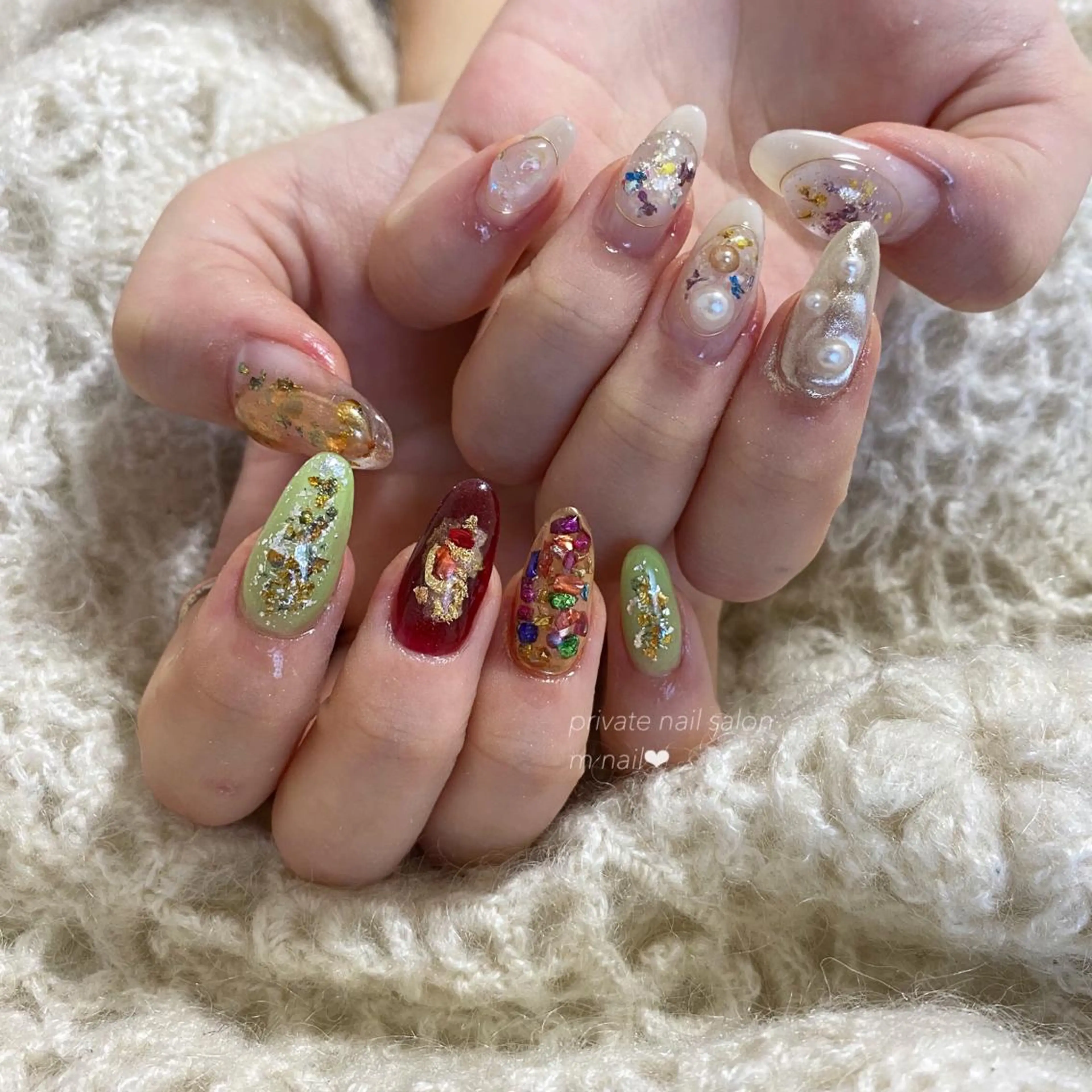 ネイル ハンドネイル 小河原 舞のネイルデザイン