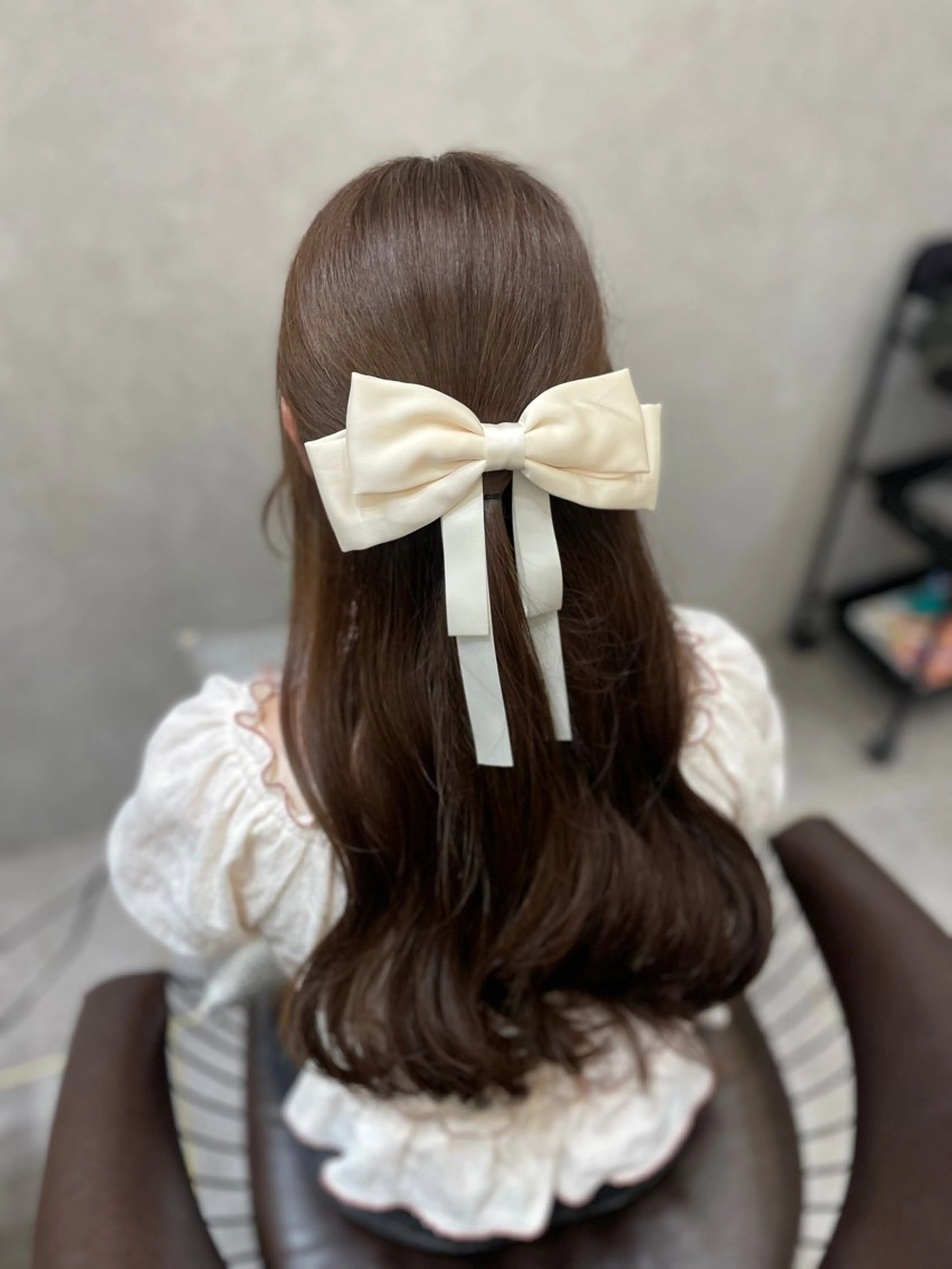 ロング カット ヘアカラー MOE 福岡韓国ヘア✧︎のヘアスタイル