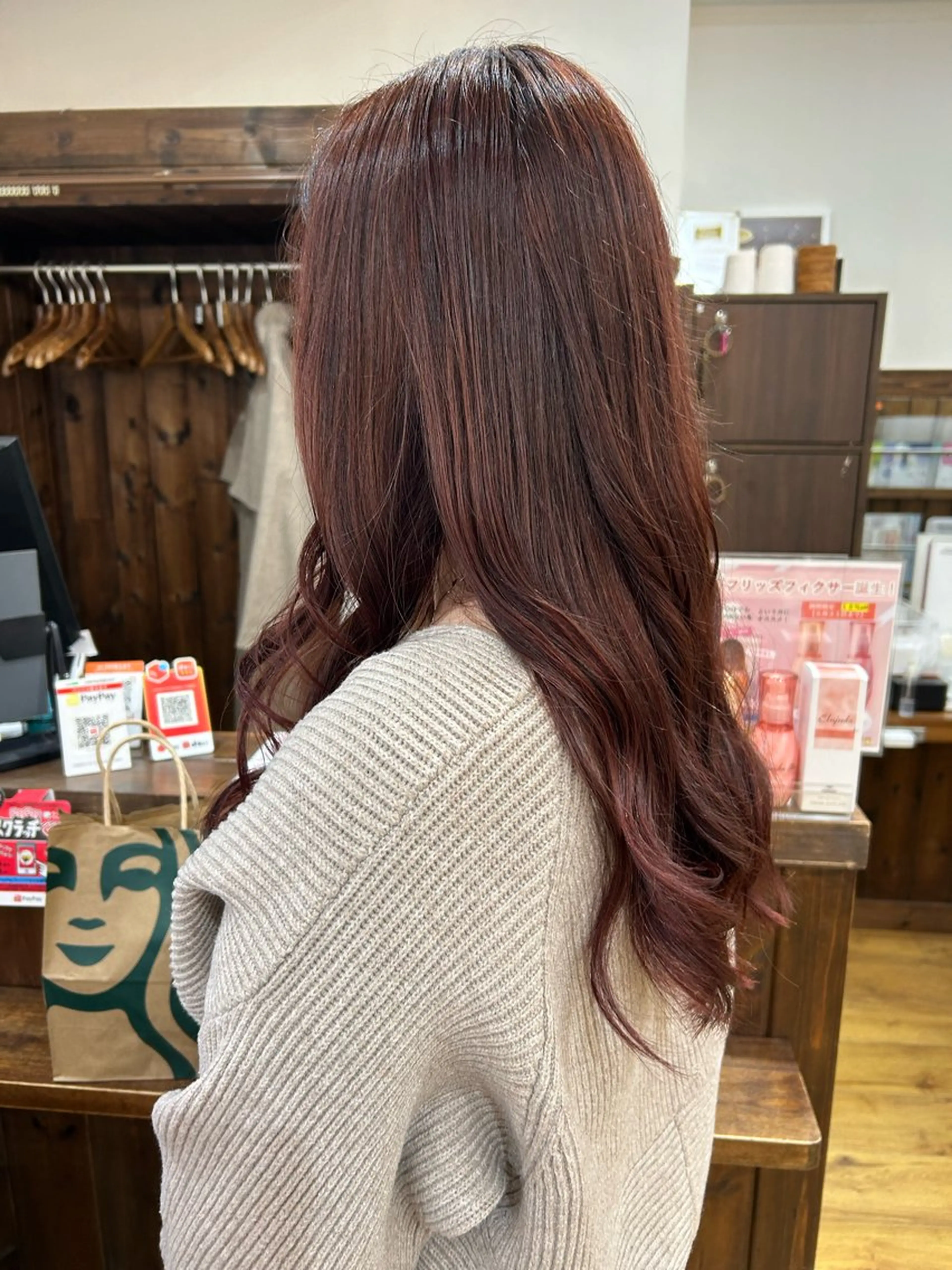 カラー レッドカラー 🦋ショートカット モデル古橋紀輔🦋‪のヘアスタイル
