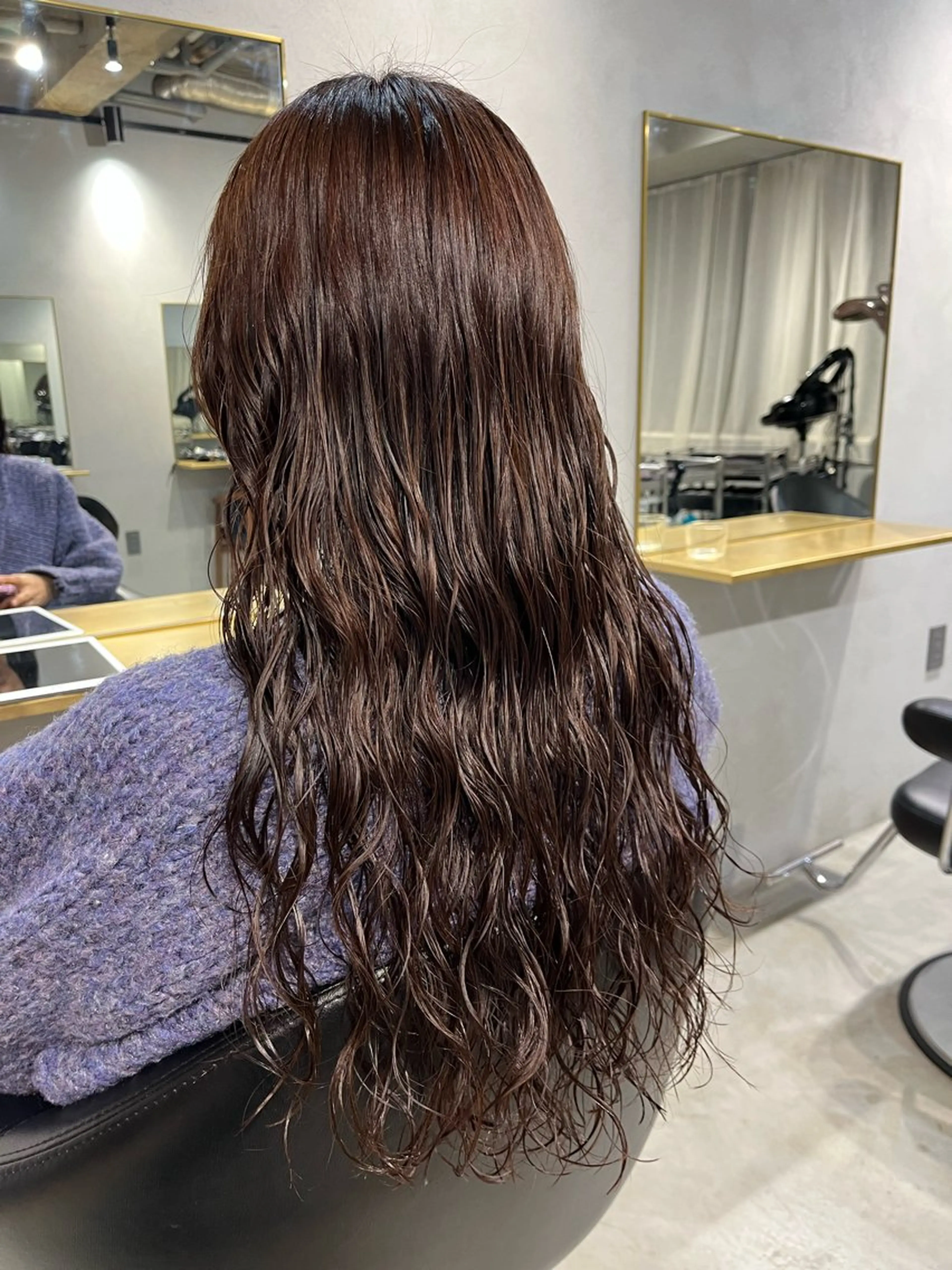 カラー パーマ ブラウンカラー カット ヘアカラー パーマ 【arc】 佐藤未希穂/ボブのヘアスタイル