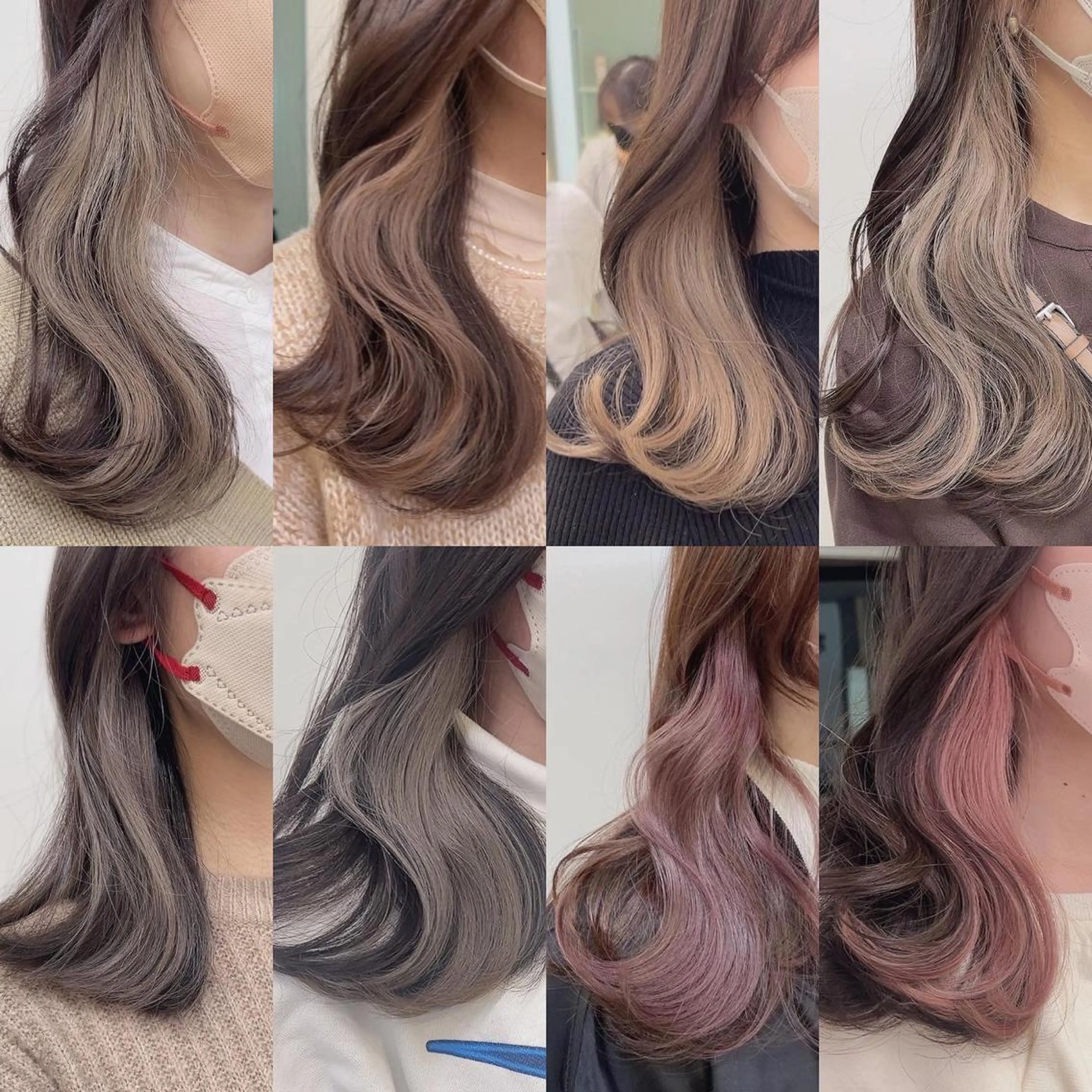 ミディアム カラー ヘアカラー トリートメント ヘッドスパ ヘアセット 🥞ベージュ系カラー 【すずきりほ】🥞のヘアスタイル