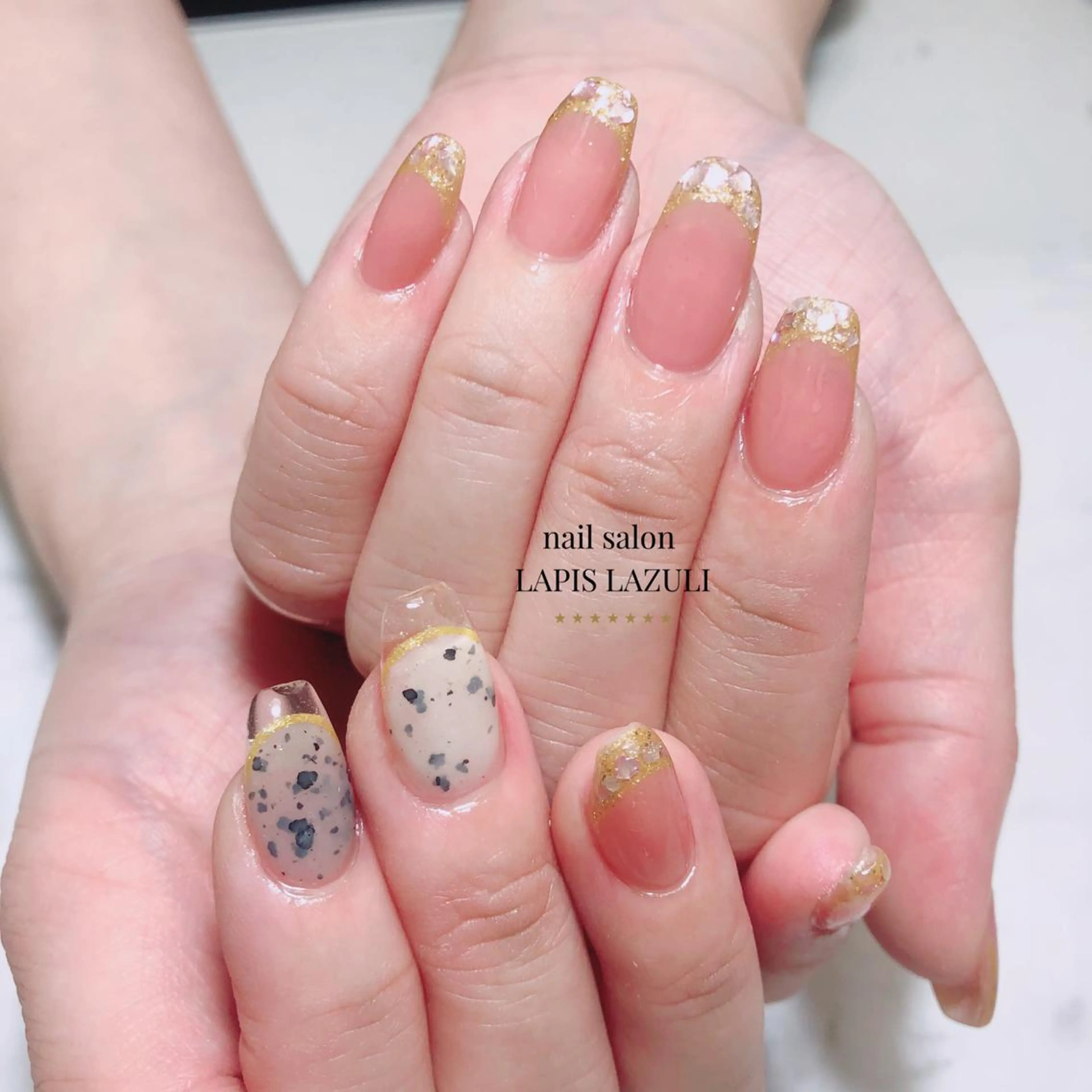 ネイル nail salon ラピスラズリのネイルデザイン