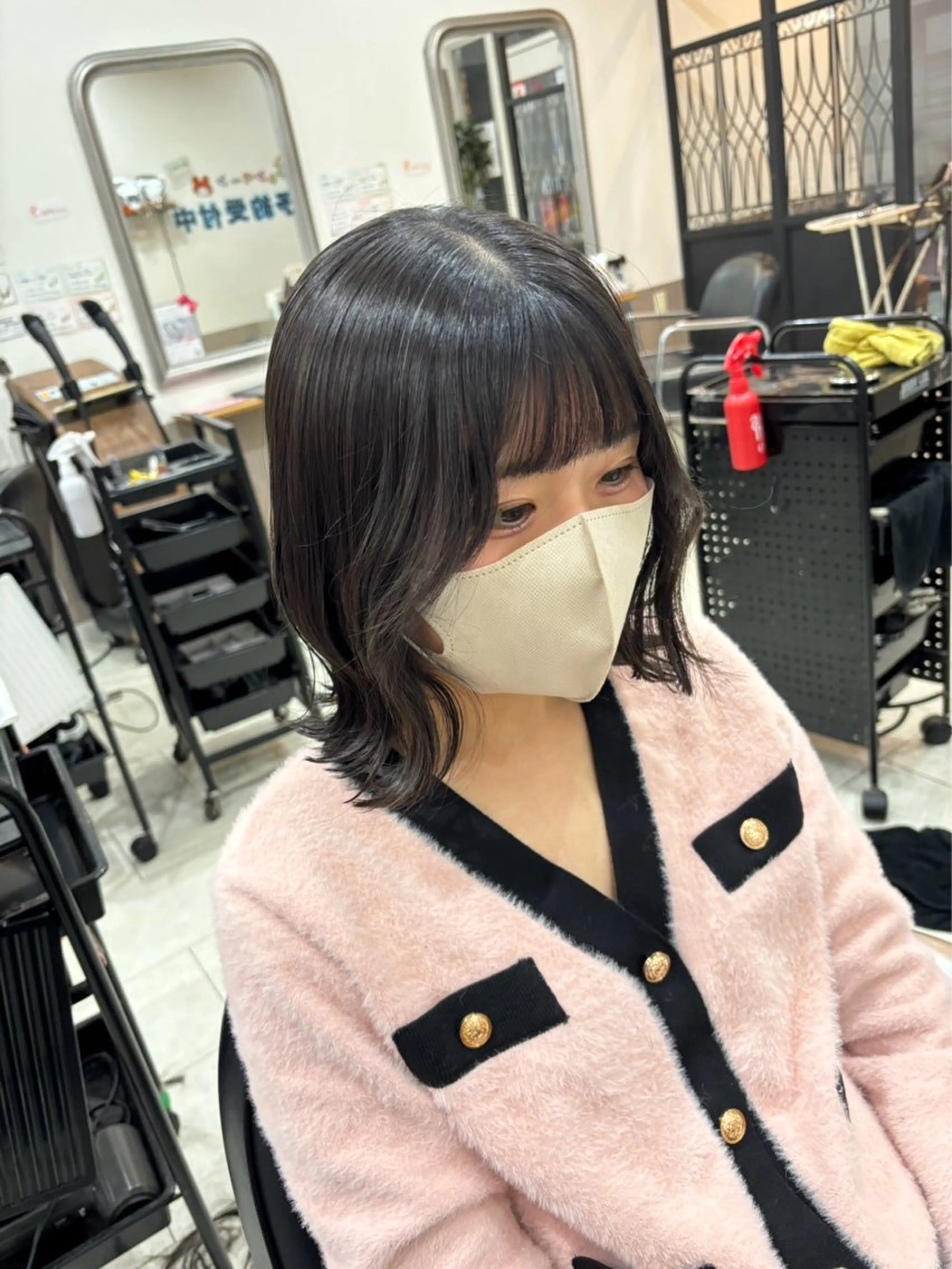 ミディアム カット トリートメント SINCE【シンス】所属・Hika.ハイトーン 髪質改善🩵ᩚ🫧のヘアスタイル