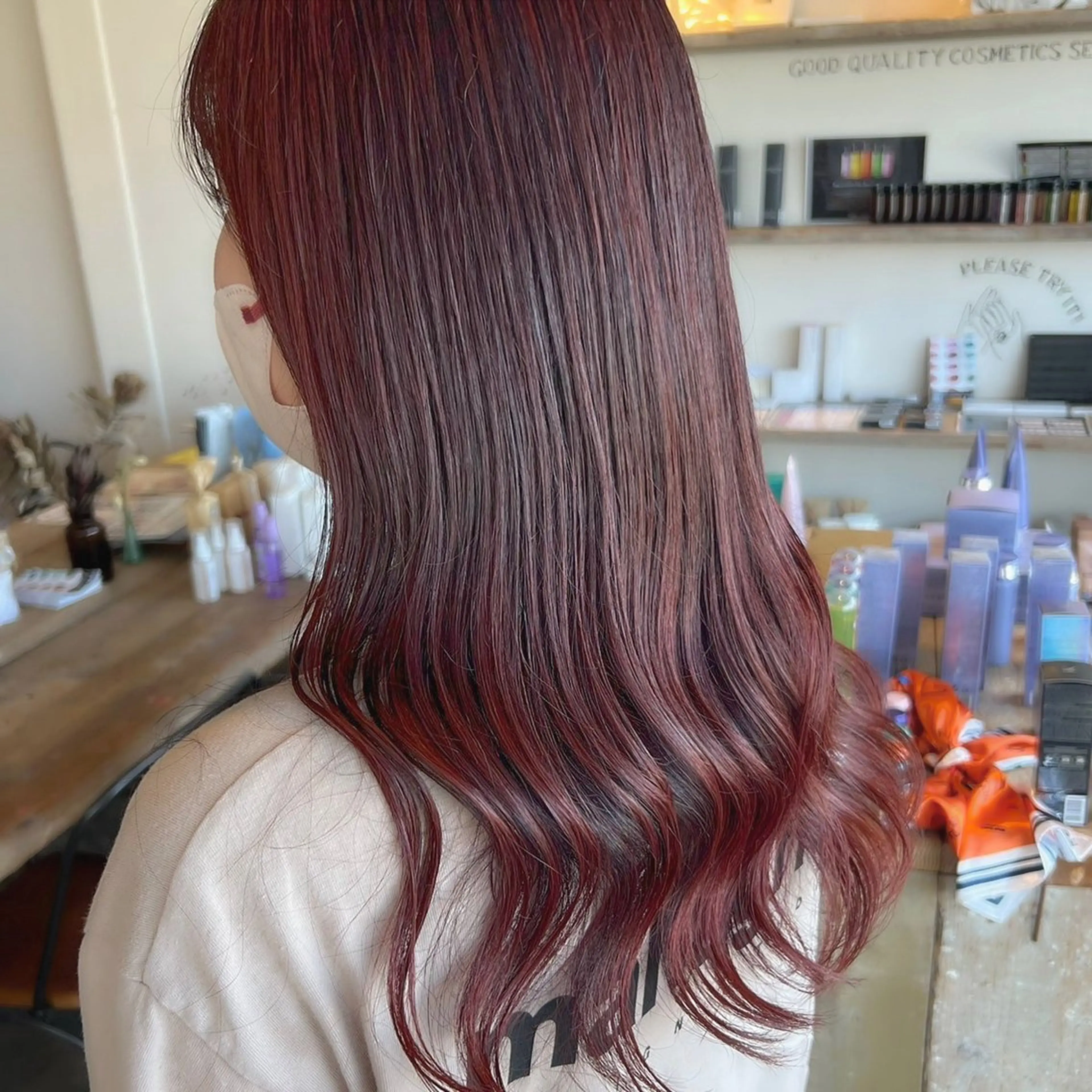 カラー ヘアカラー 透明感カラー/パーマ 🌀アオノアユミのヘアスタイル