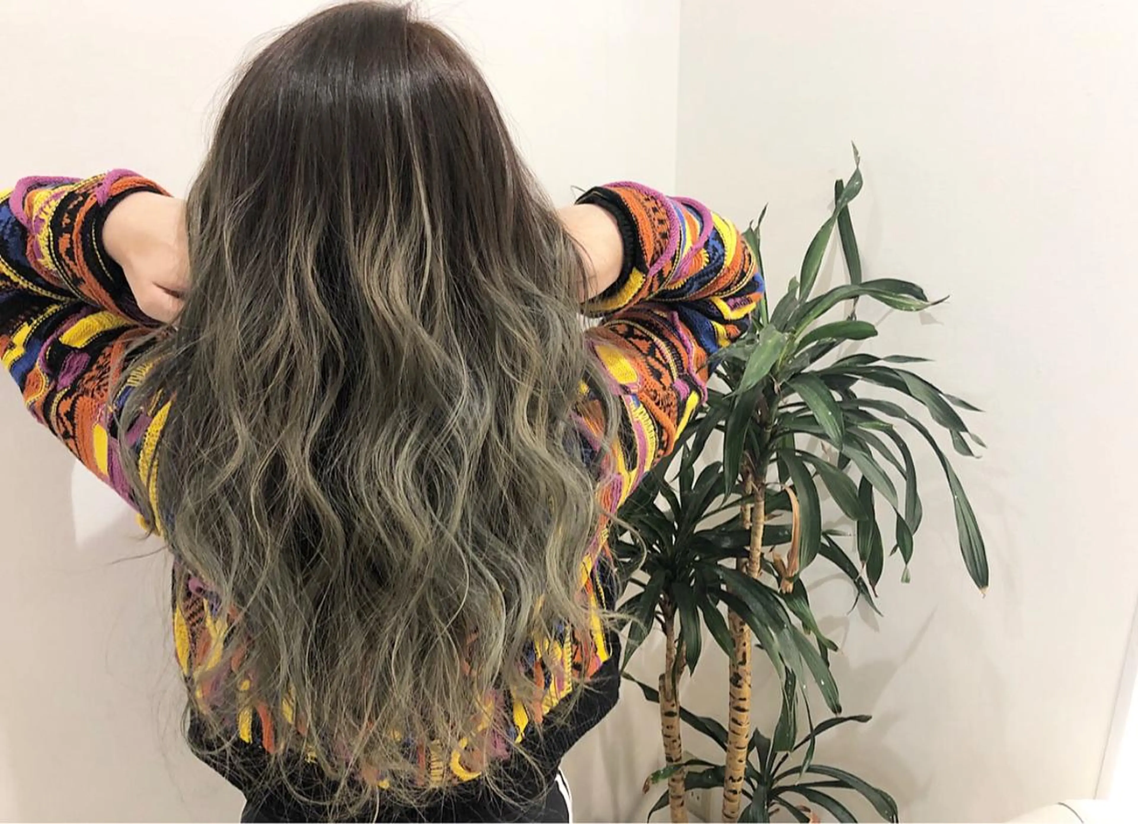 ロング カラー カット ヘアカラー トリートメント sail所属・sail hairのヘアスタイル