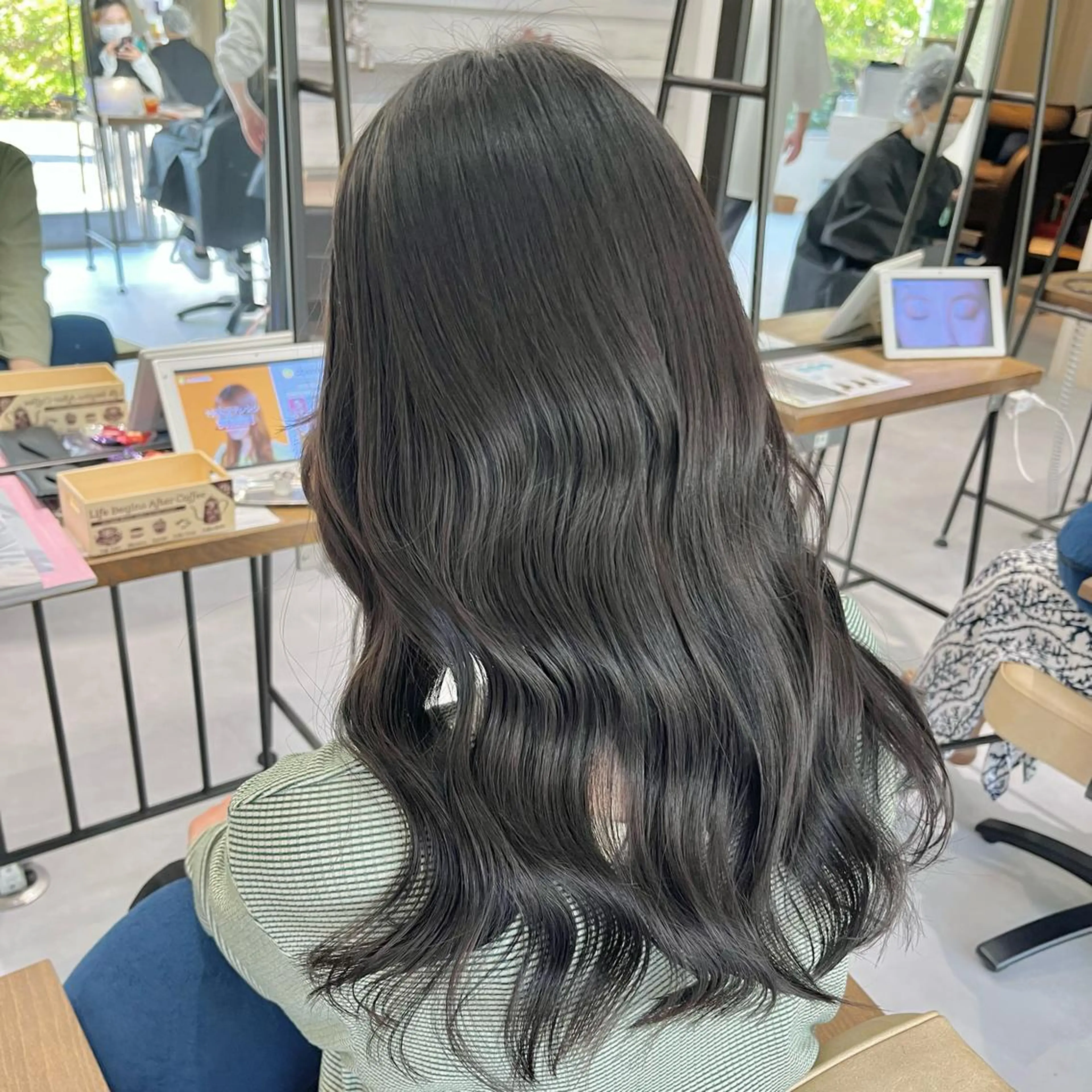 ロング 縮毛矯正/髪質改善 斉藤春のヘアスタイル