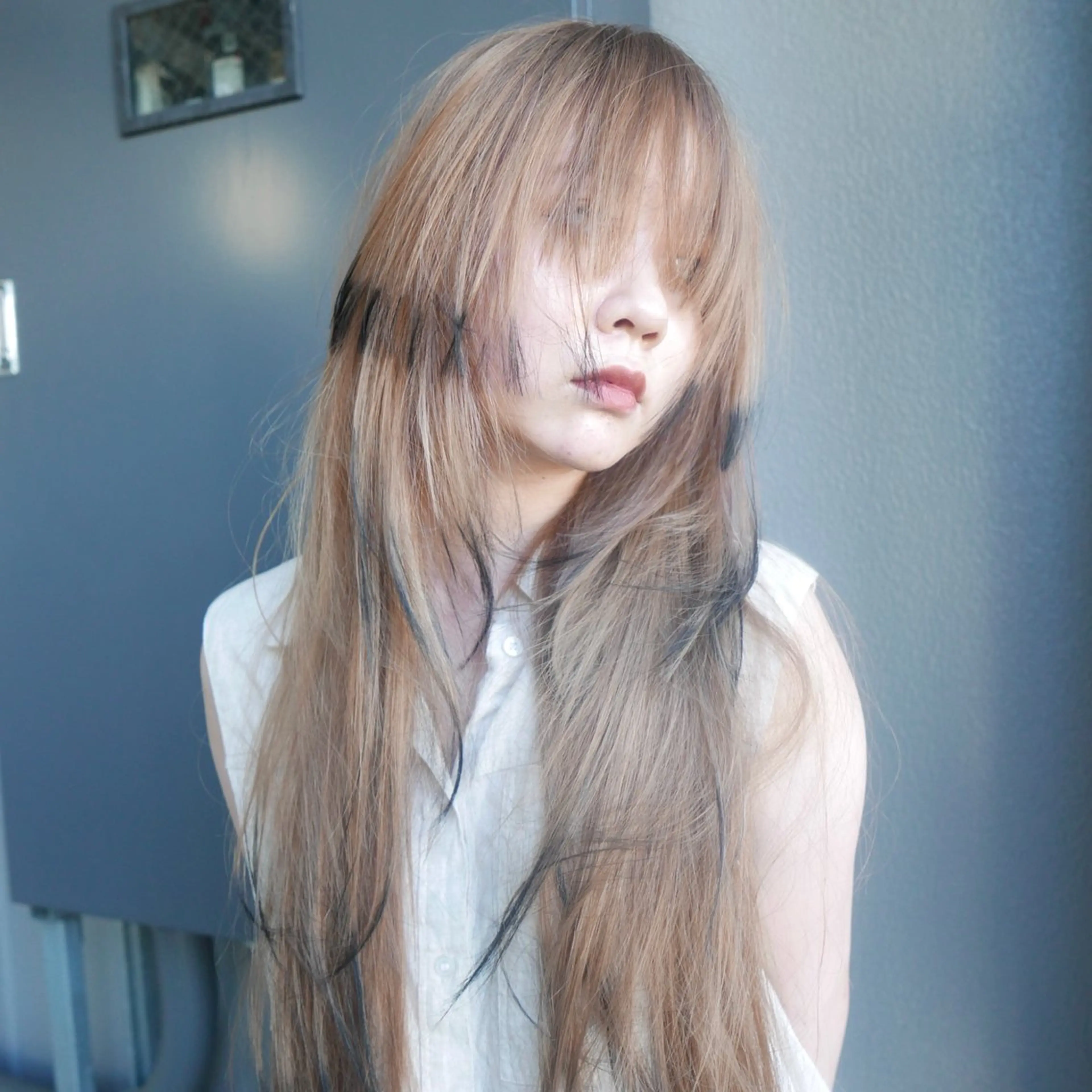 ロング カラー ヘアカラー bloc japon所属・ﾌﾞﾚｲｽﾞ˚✧₊⁎ ﾚｲﾔｰToriのヘアスタイル