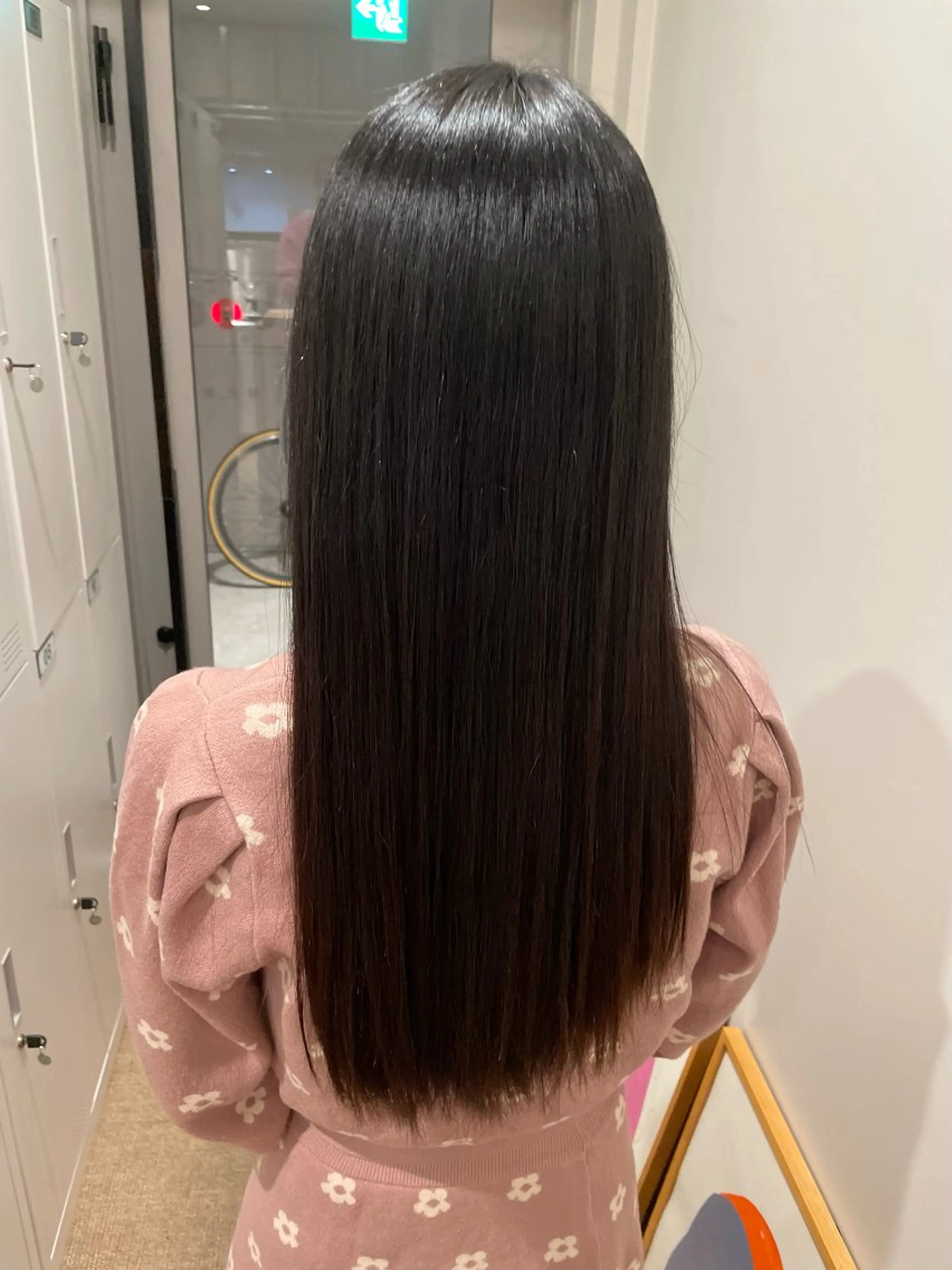 ロング 縮毛矯正 みやした もあのヘアスタイル