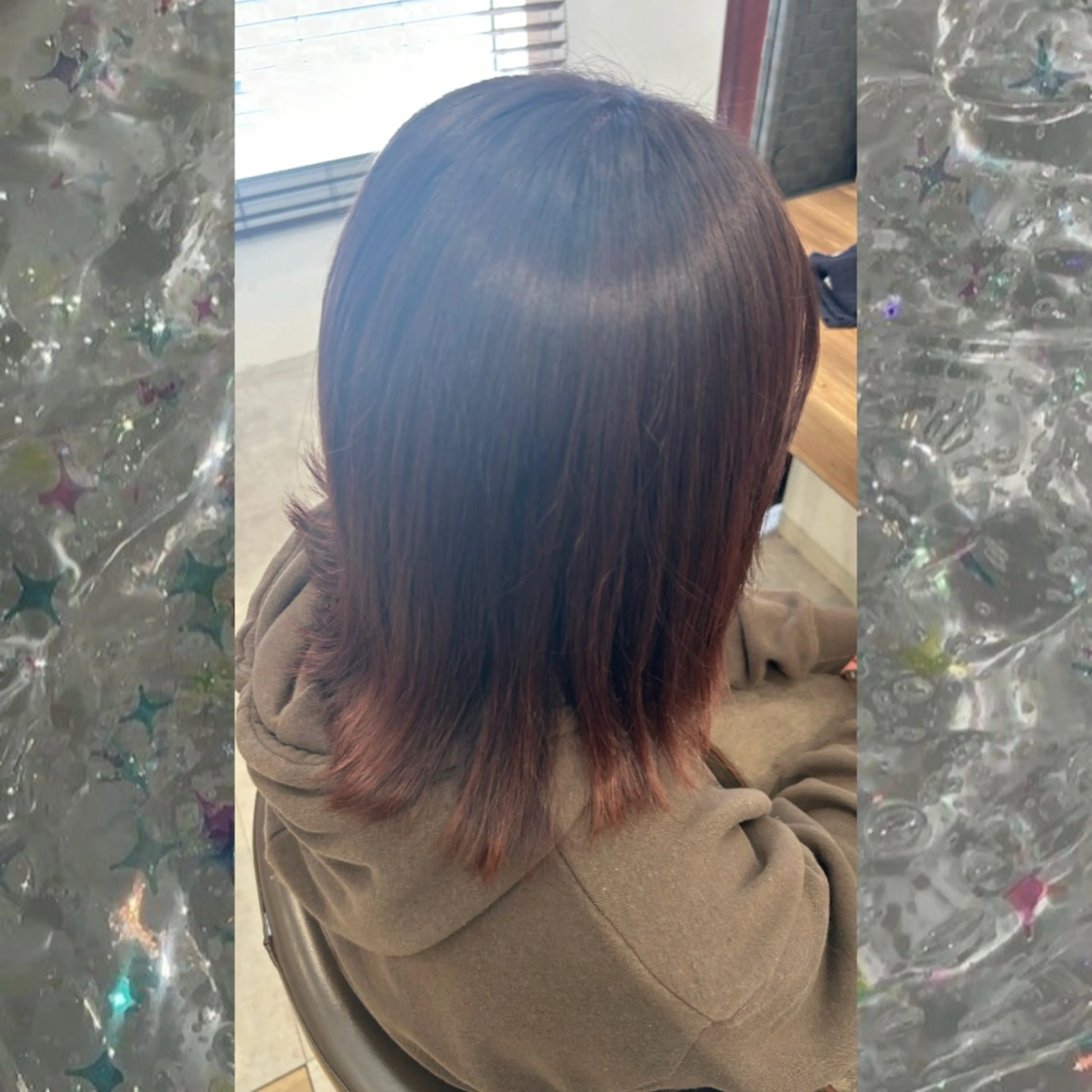 カラー ベージュカラー ピンクカラー ピンクベージュ ヘアカラー トリートメント 渡邊 玲来のヘアスタイル