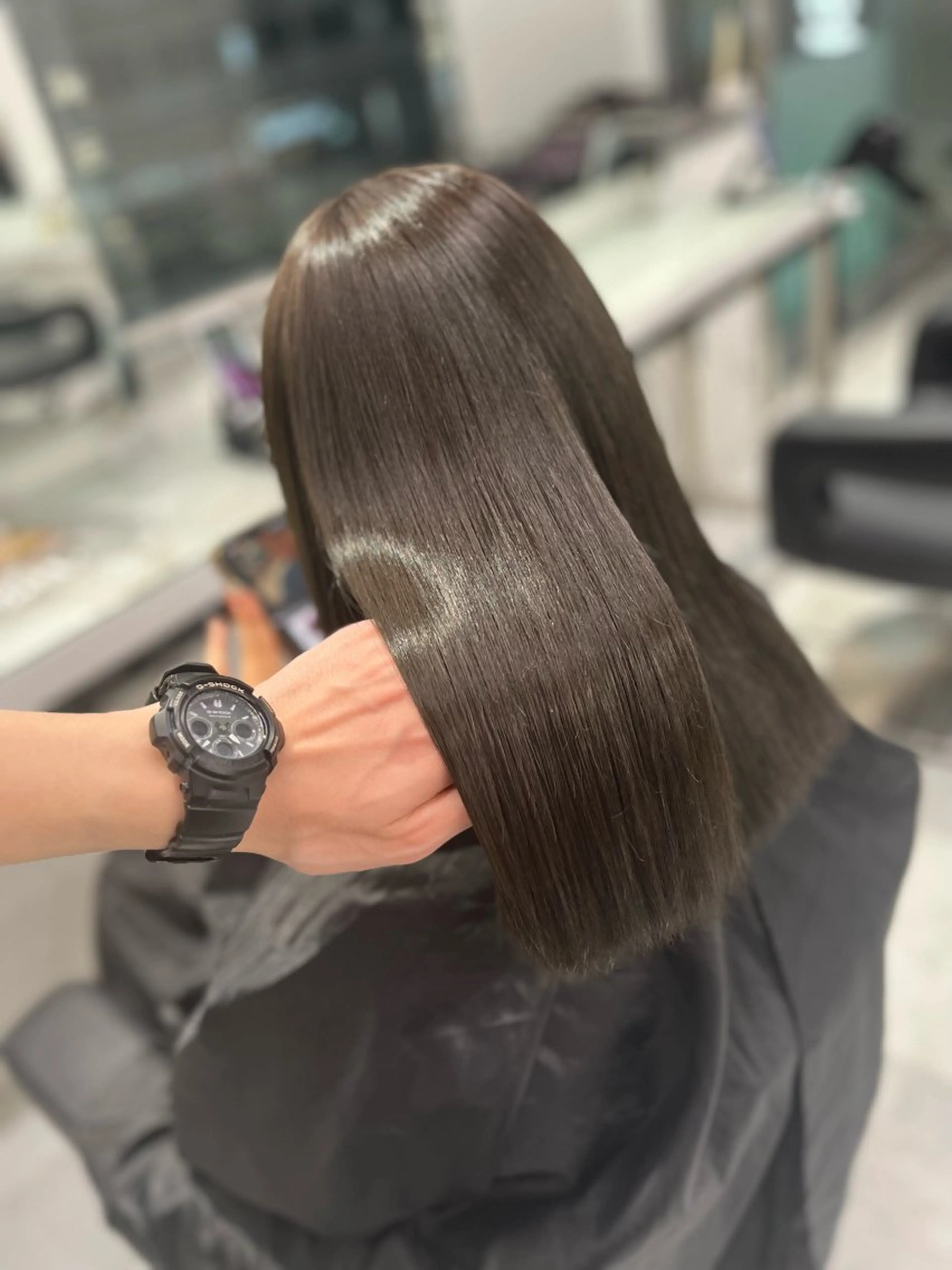セミロング カラー グレージュ オリーブグレージュ オリーブグレー 💖トレンド夏 カラー💖FUTAのヘアスタイル