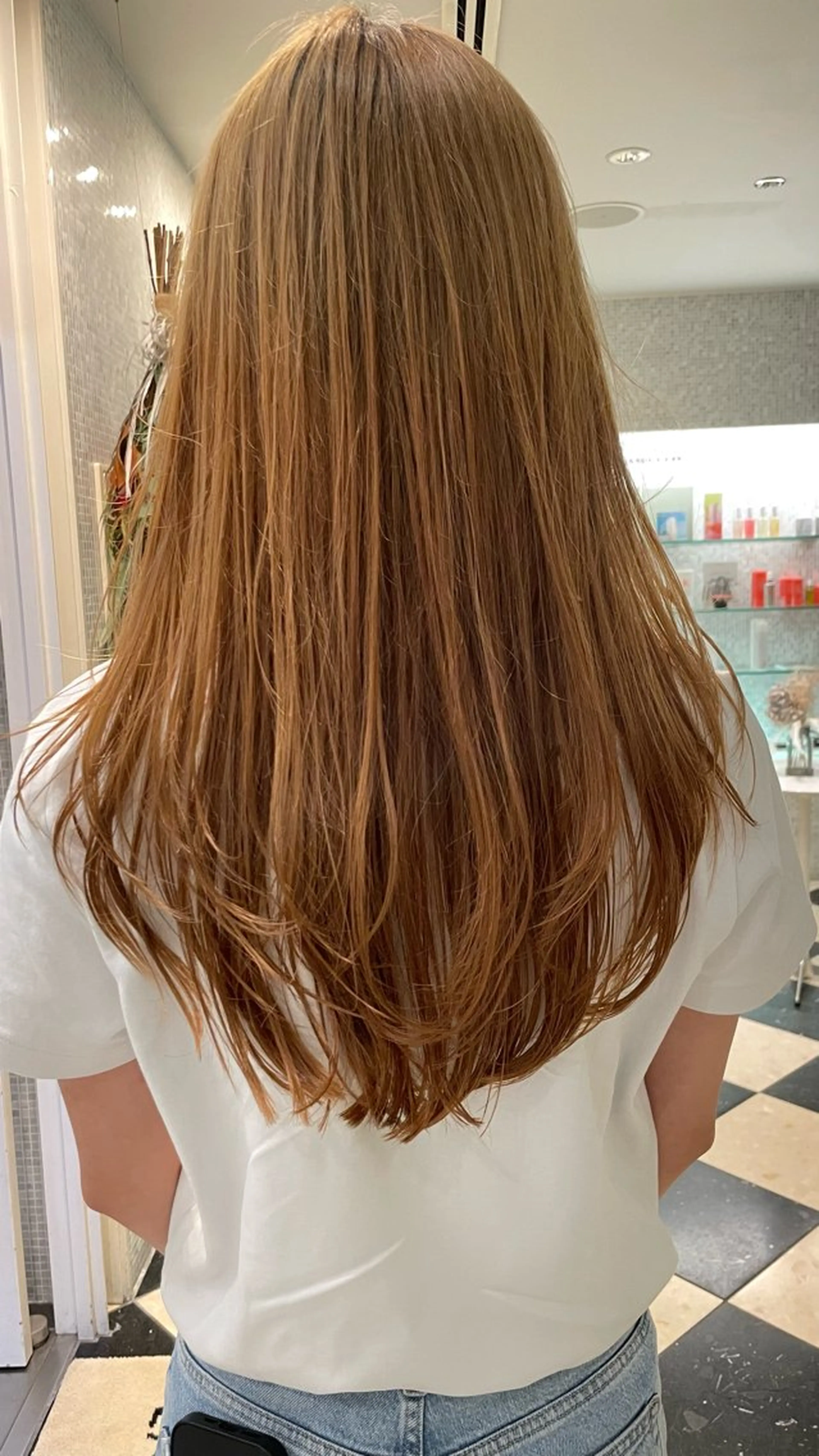 セミロング 林本 南壱人のヘアスタイル