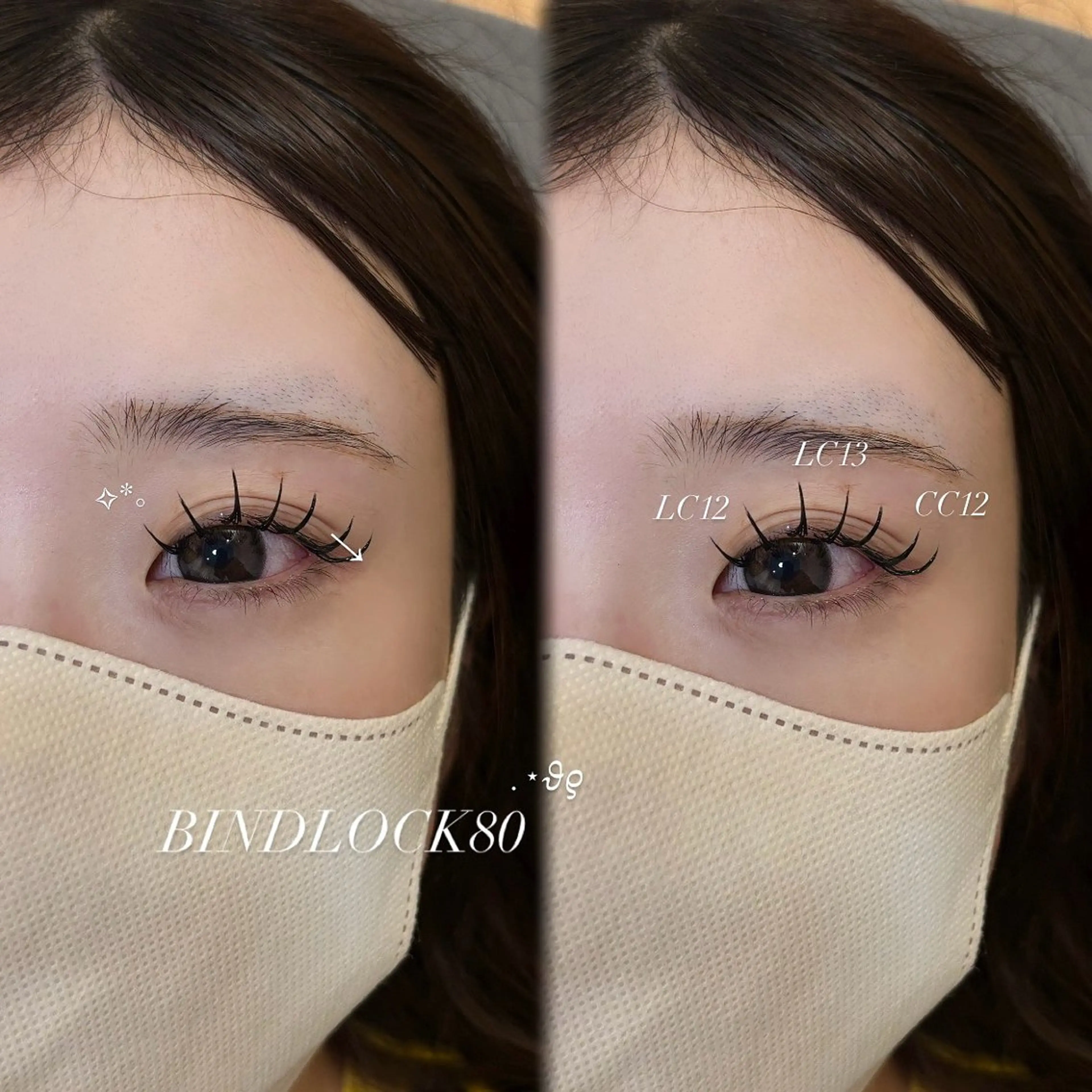 マツエク・マツパ バインドロック マツエク CreBiA🎀 ayaのマツエク・マツパデザイン