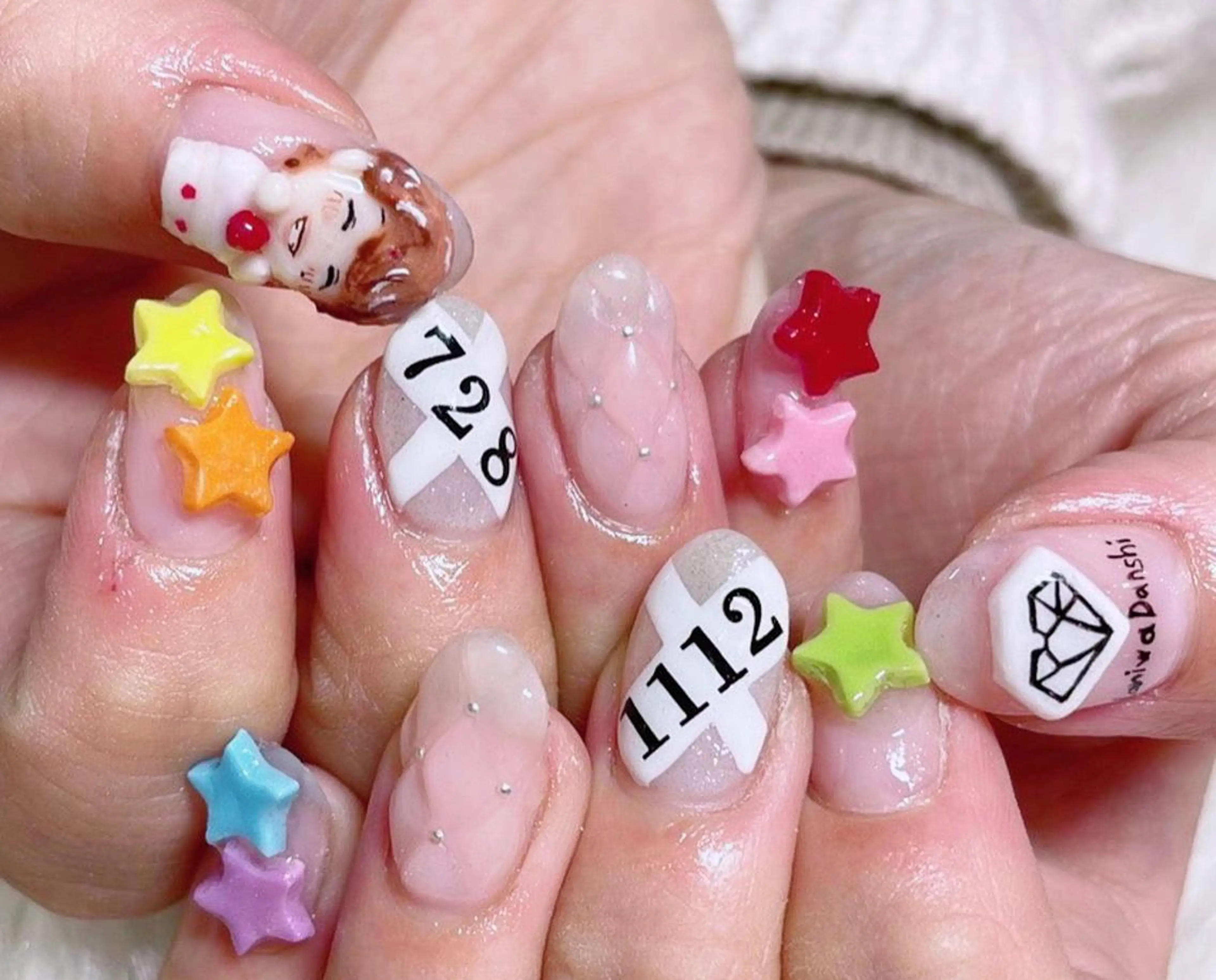 ネイル 成人式 スカルプネイル NAILSGOGO shibuyaのネイルデザイン