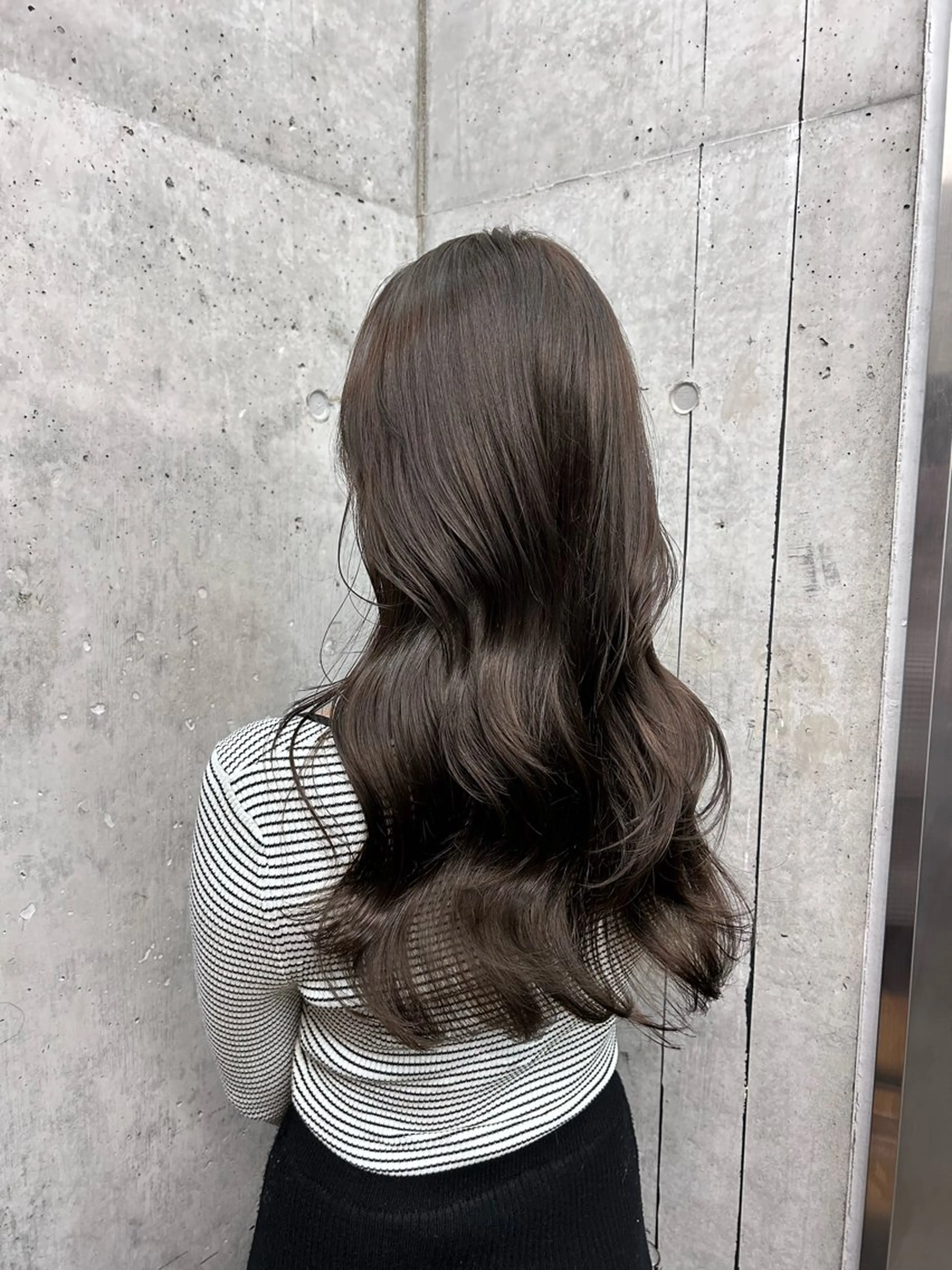 ロング カラー ヘアアレンジ ヘアカラー 垢抜け透明感カラー 指名No.1shunのヘアスタイル