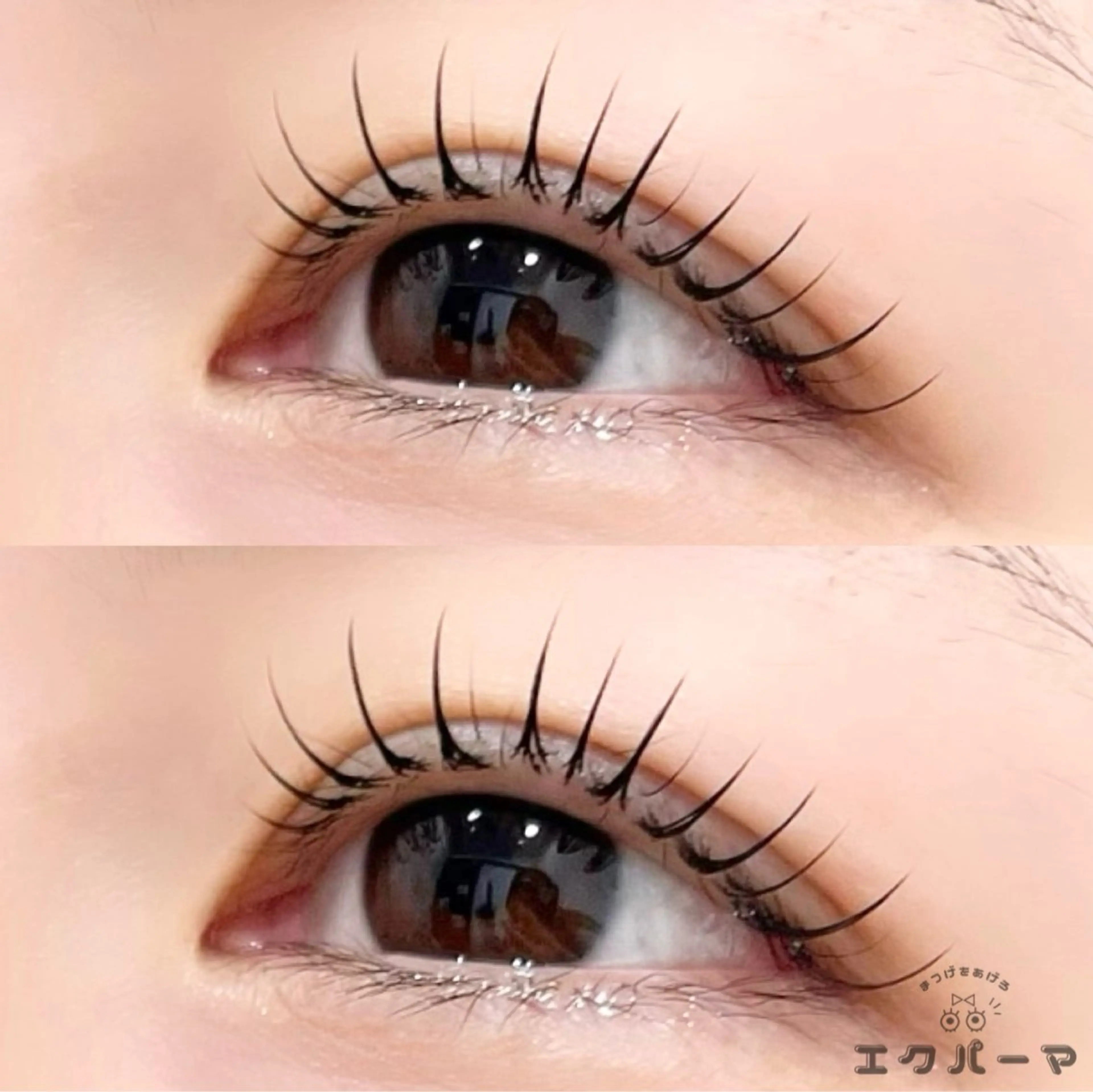 マツエク・マツパ 束感まつ毛 一重×まつ毛パーマ マツエク ANNE梅田ALLYS店所属・高松 せりなのマツエク・マツパデザイン