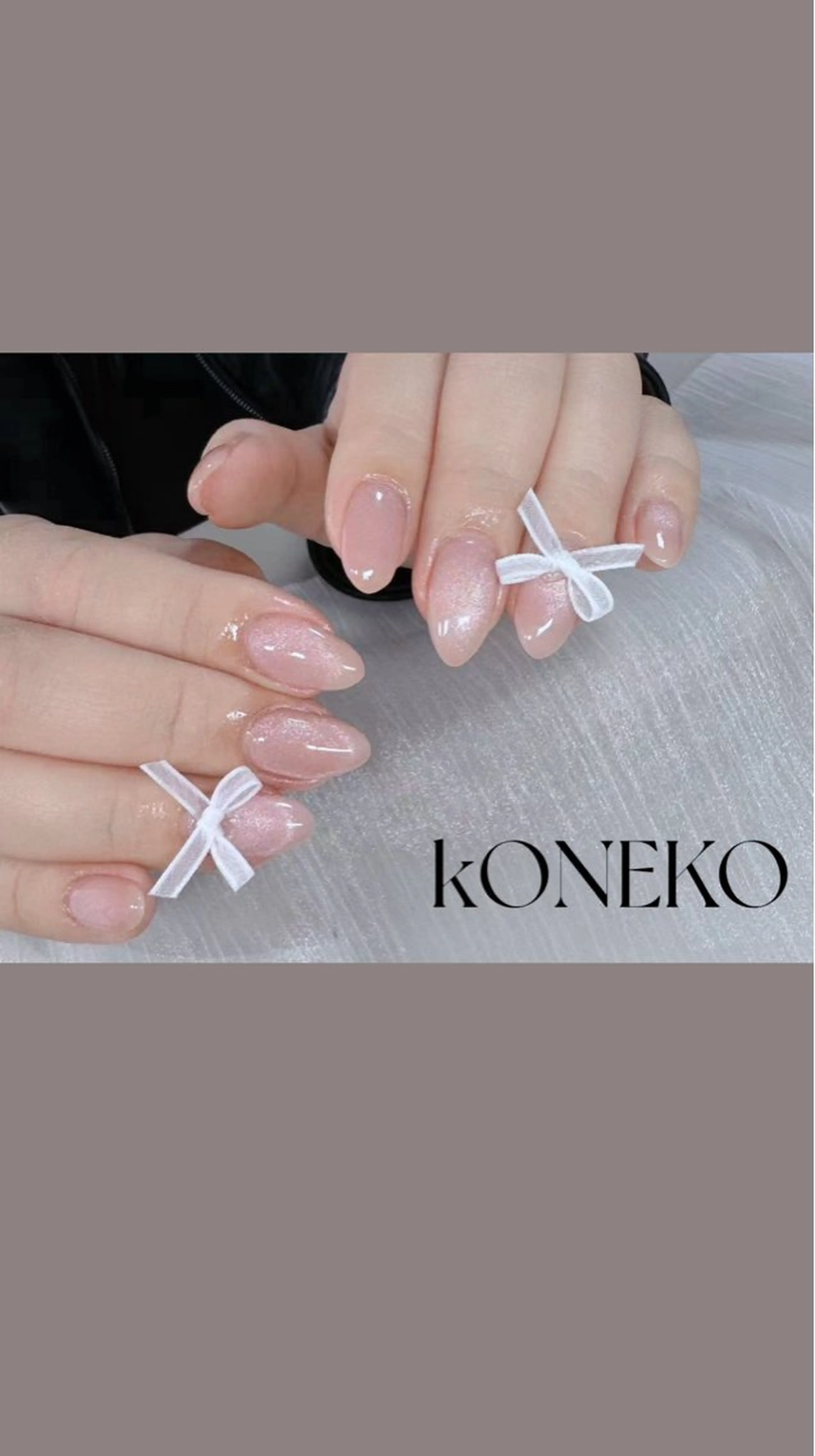 ネイル ハンドネイル コネコネイルサロン モデル用のネイルデザイン