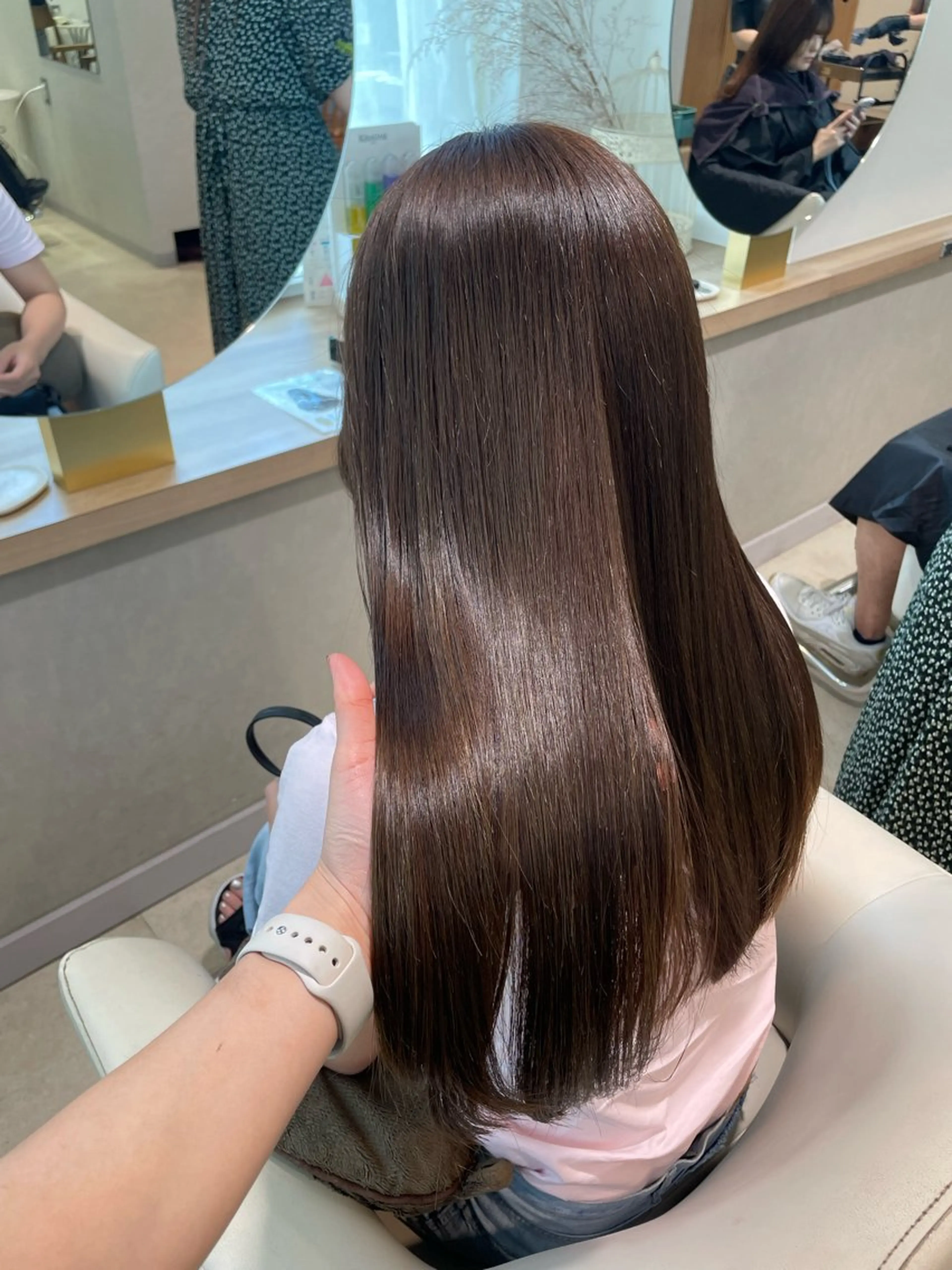 ロング カラー カット ヘアカラー Osoko Hiyoriのヘアスタイル