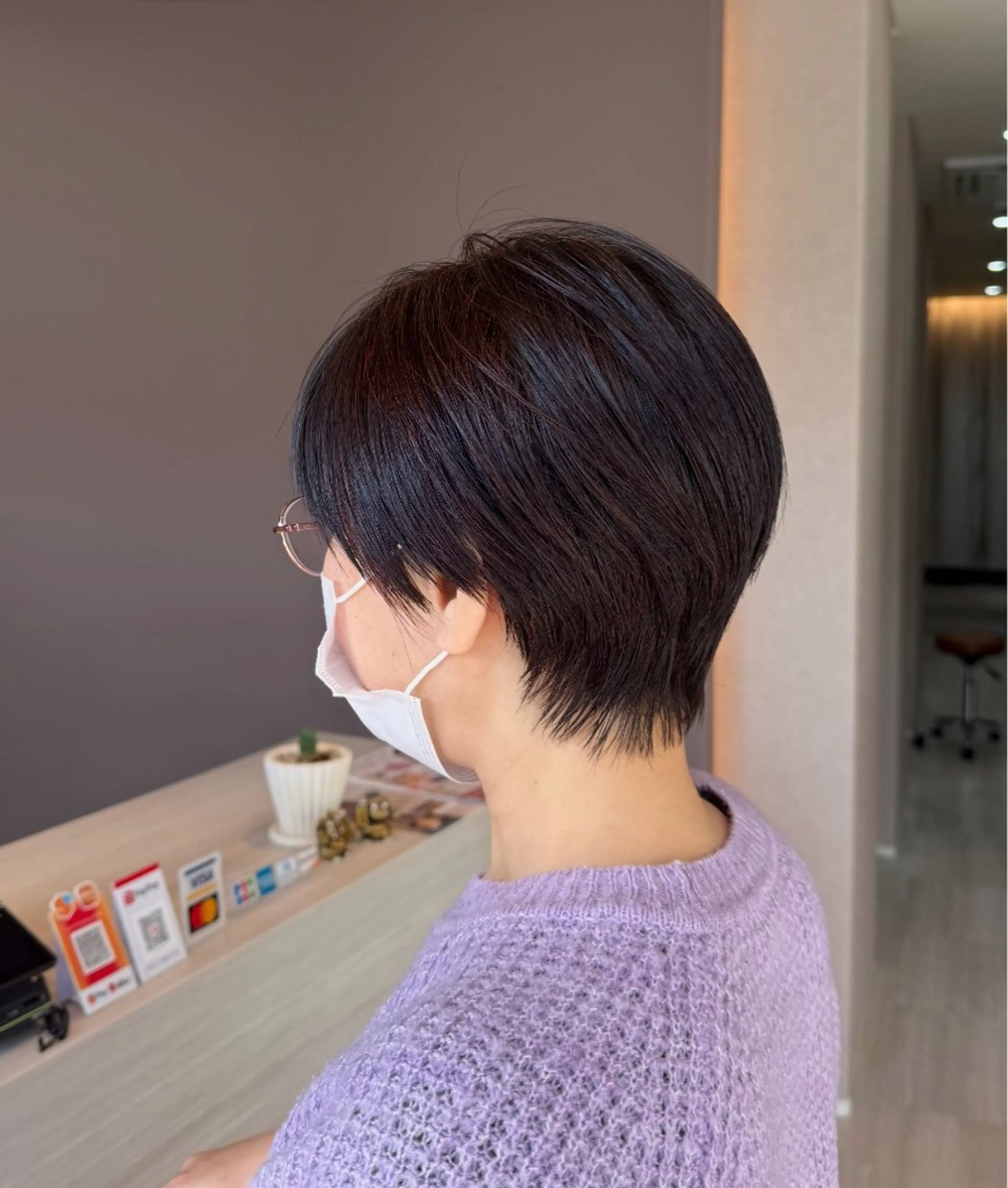 ショート カット Lien.テラダ 各務原スタイリストのヘアスタイル